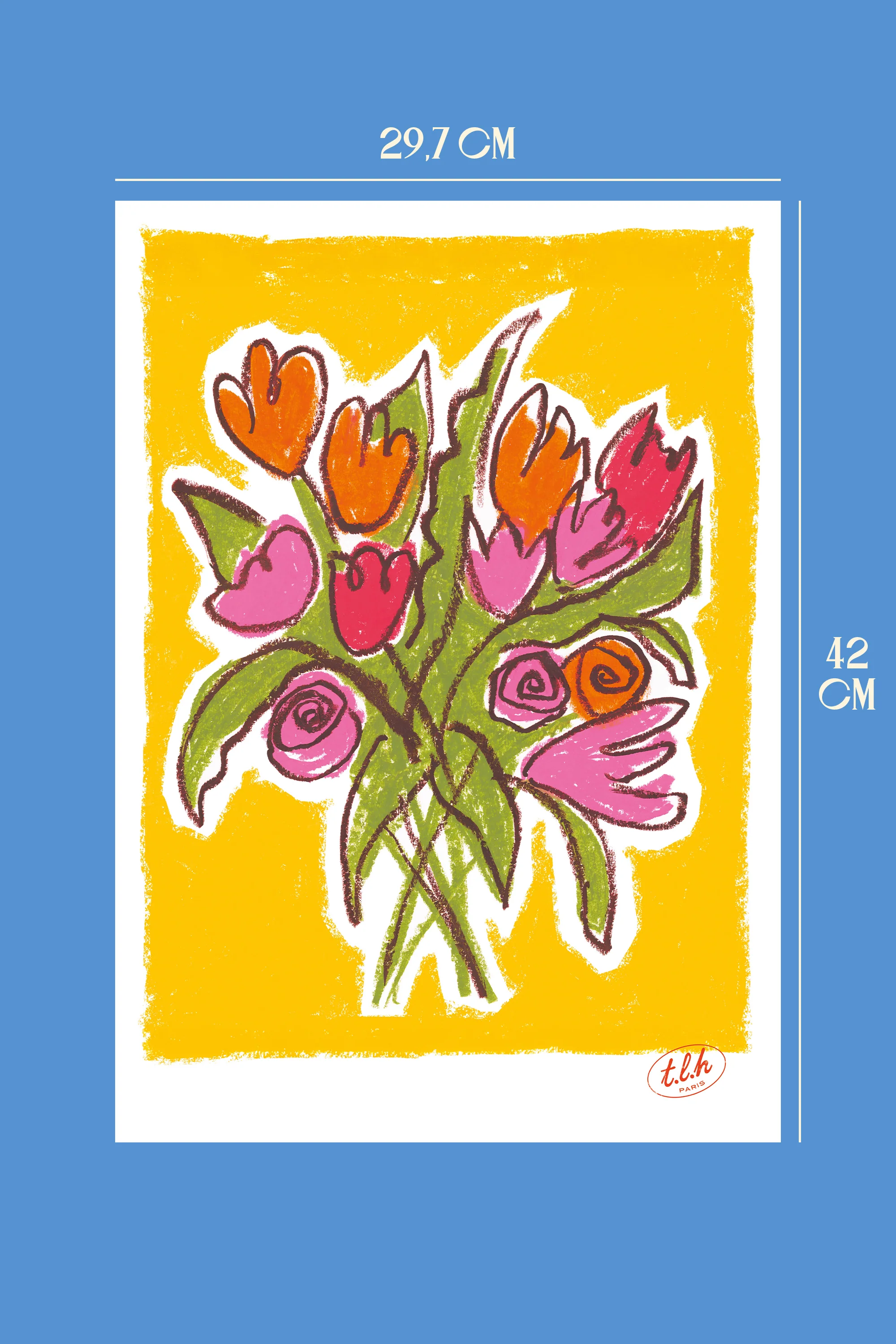 AFFICHE A3 BOUQUET YELLOW - Image 3