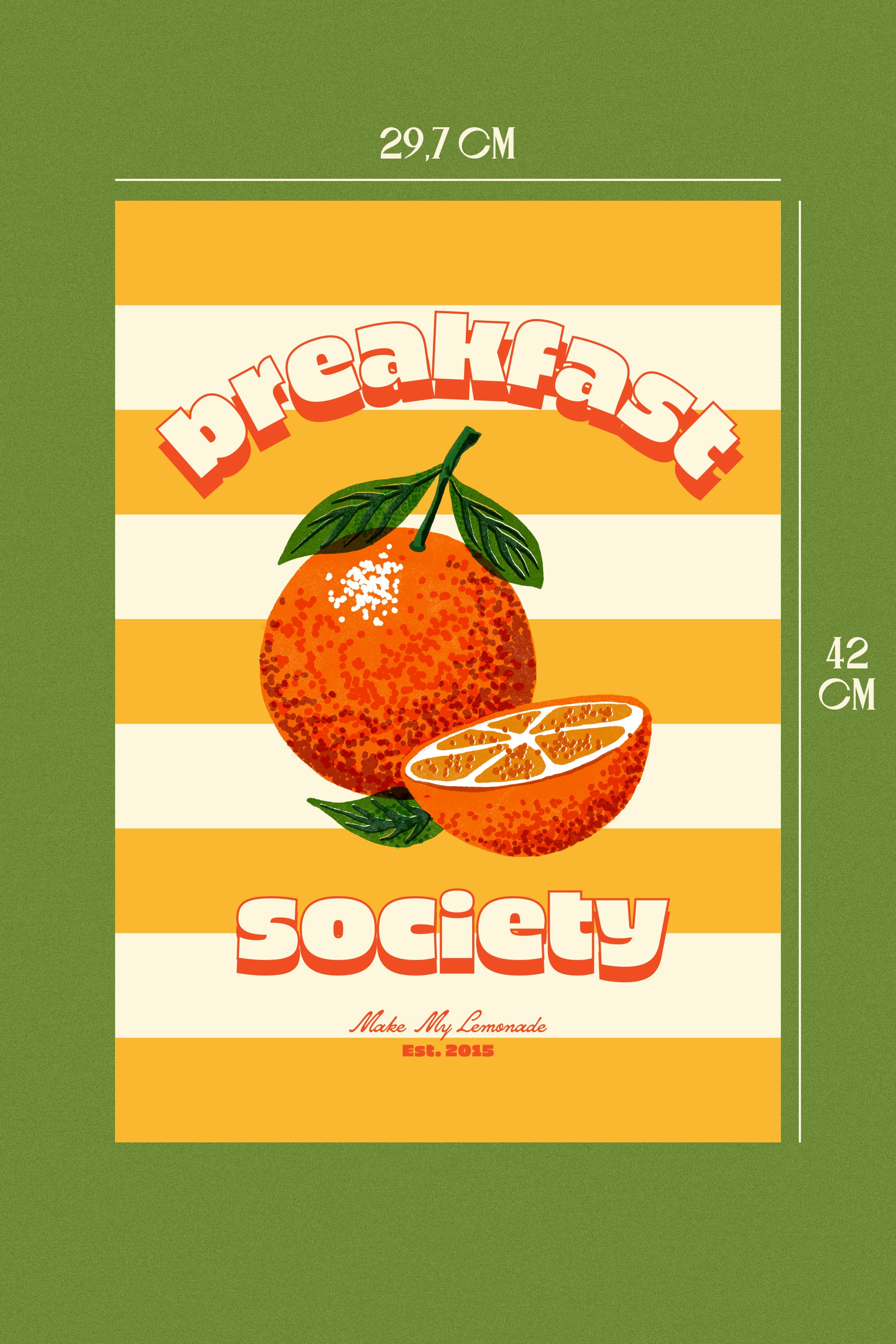 AFFICHE A3 "BREAKFAST SOCIETY" - Image 3