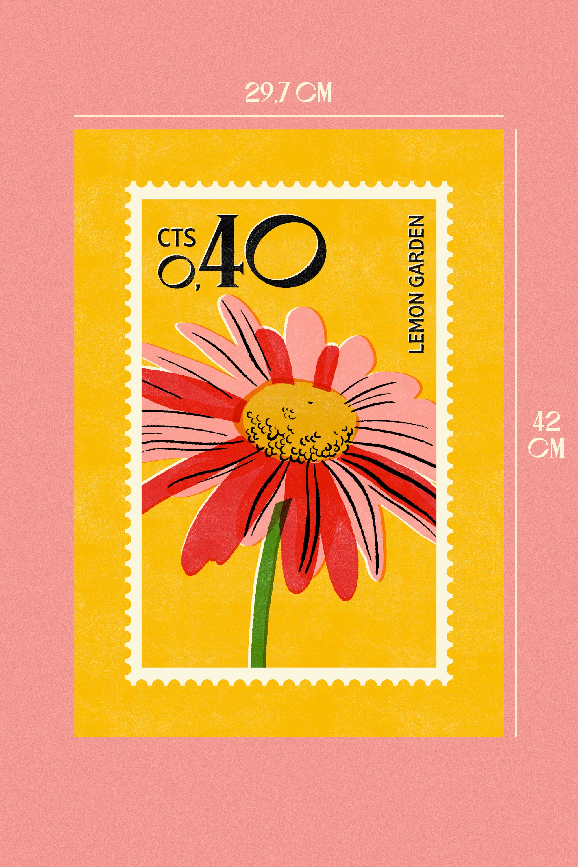 AFFICHE A3 LEMON GARDEN - Image 3