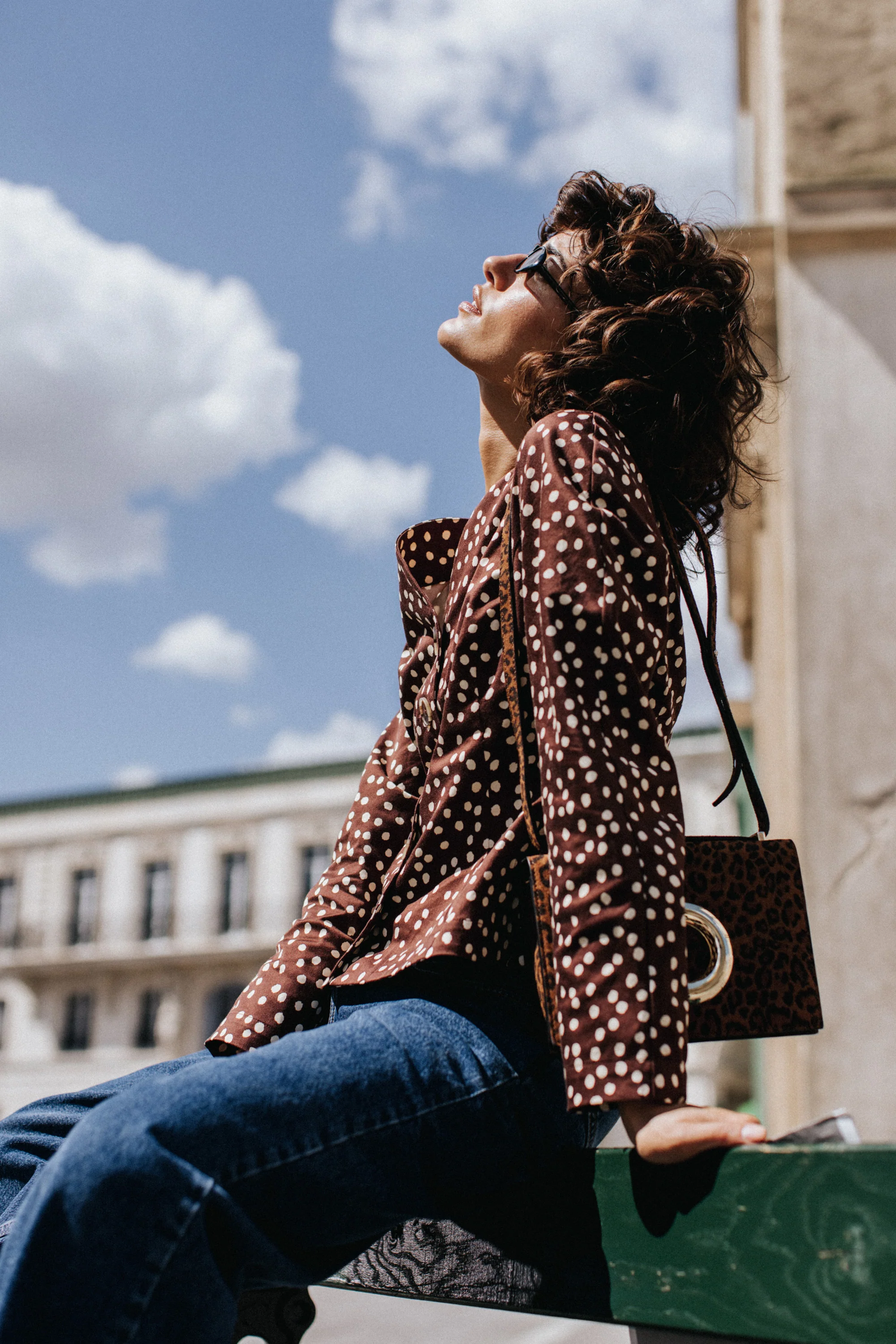 BLOUSE DESIRÉE POLKA CHOCOLAT - Image 2