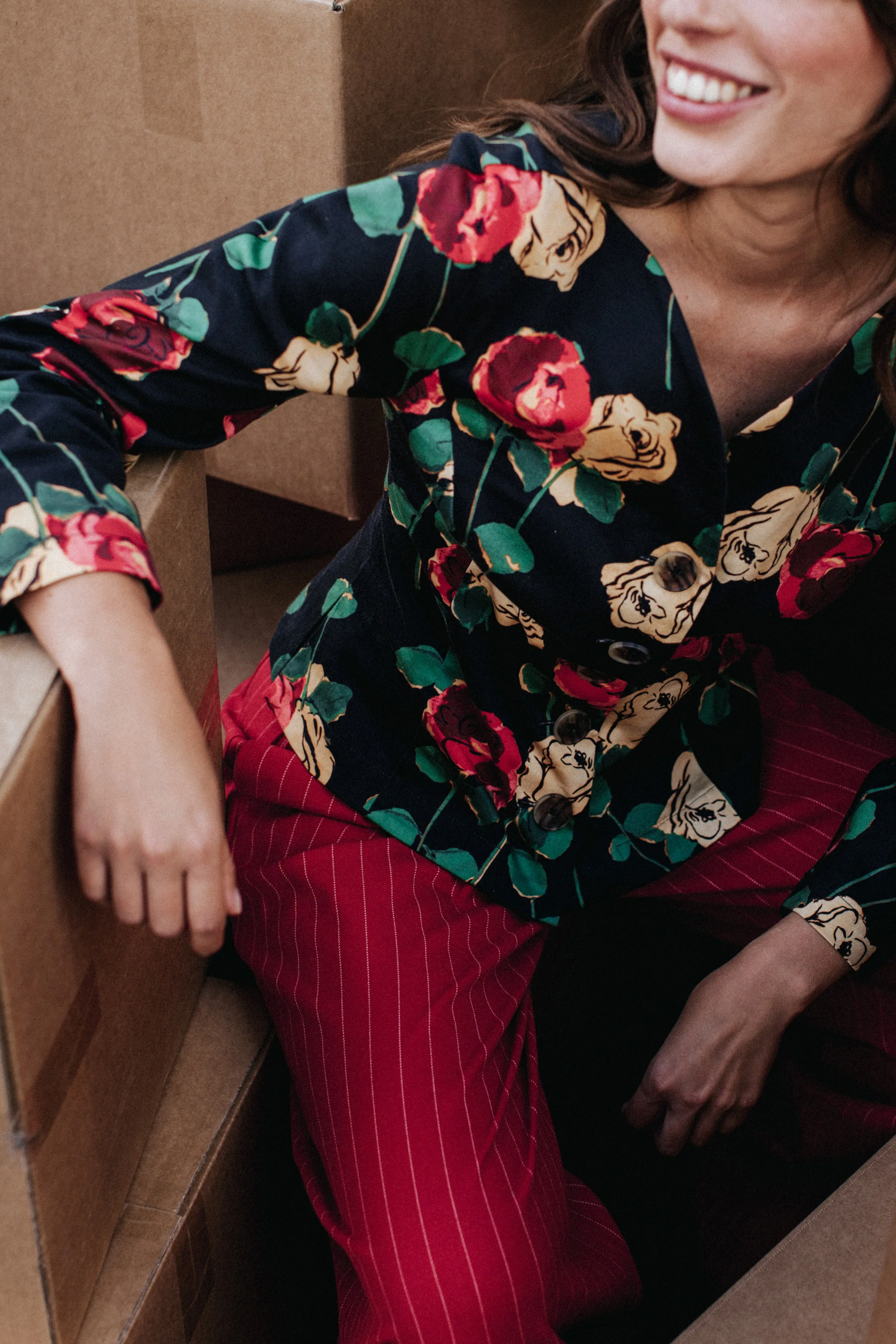 BLOUSE DESIRÉE VINTAGE ROSES - Image 7