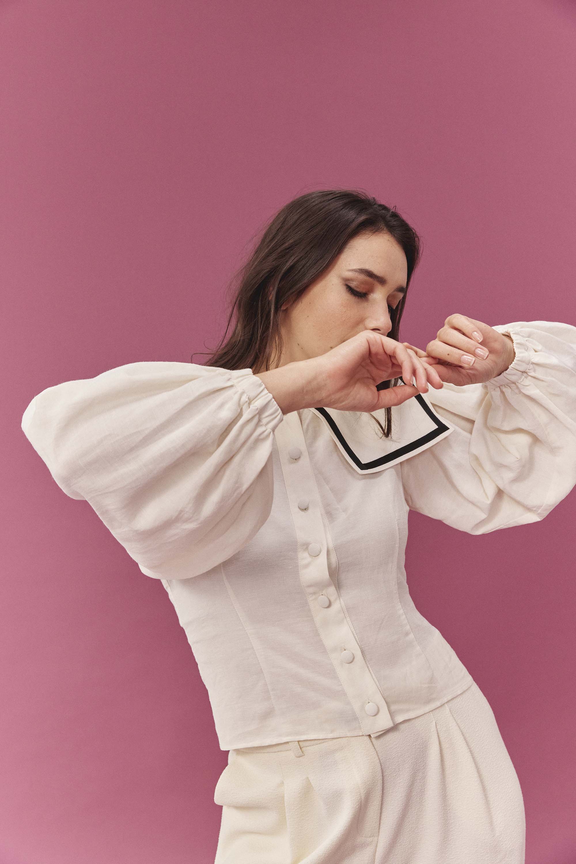 BLOUSE GINETTE ÉCRU - Image 5
