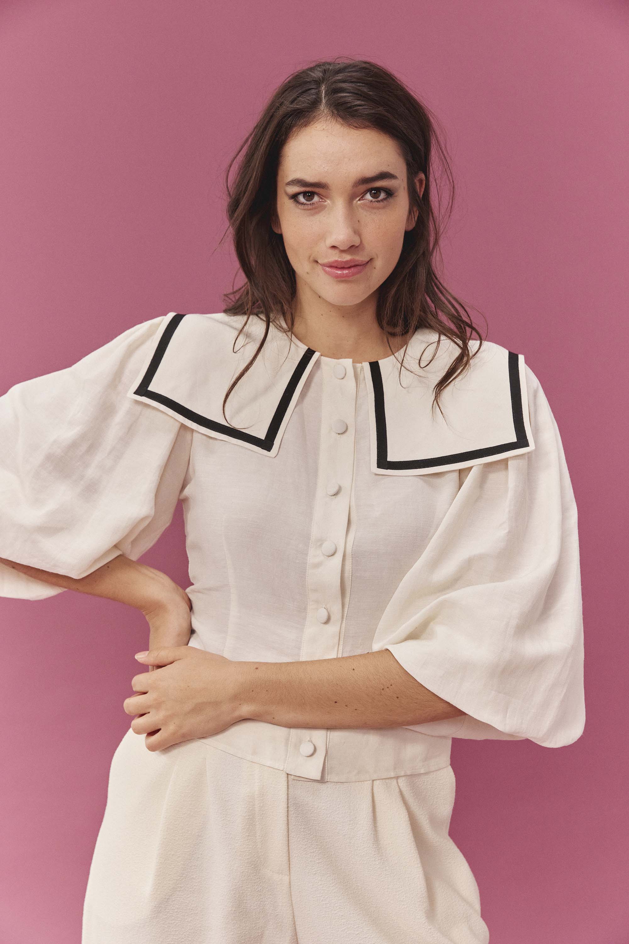BLOUSE GINETTE ÉCRU - Image 7