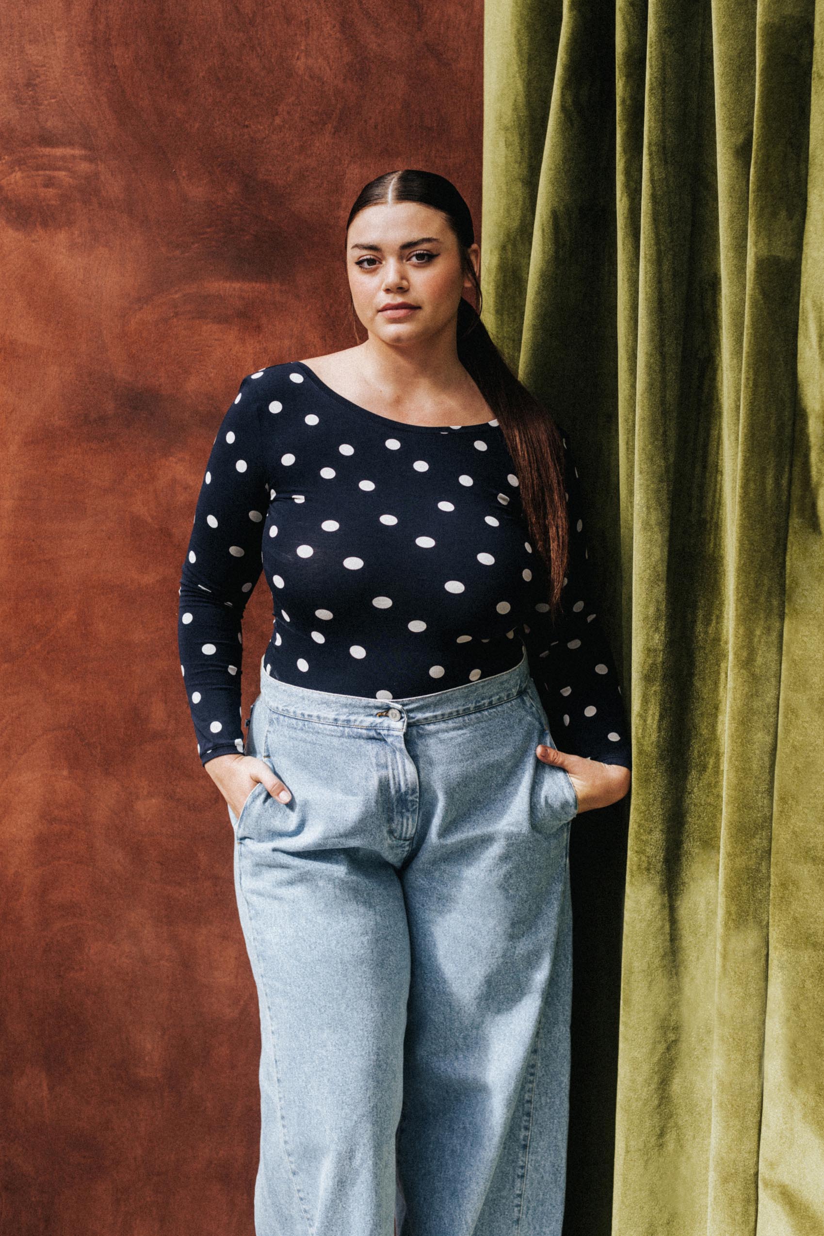 BODY HUGO POLKA NAVY - Image 2