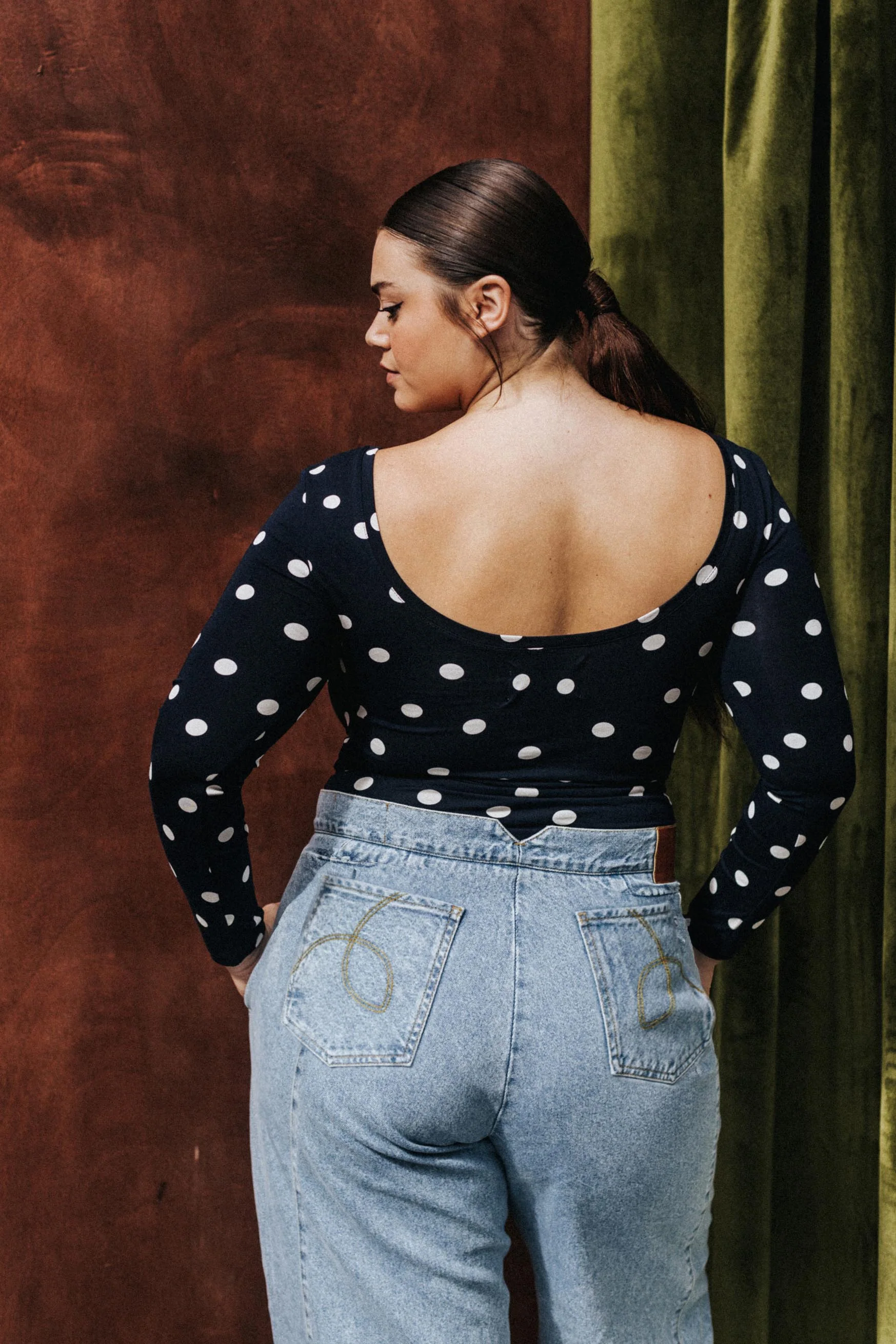 BODY HUGO POLKA NAVY - Image 3