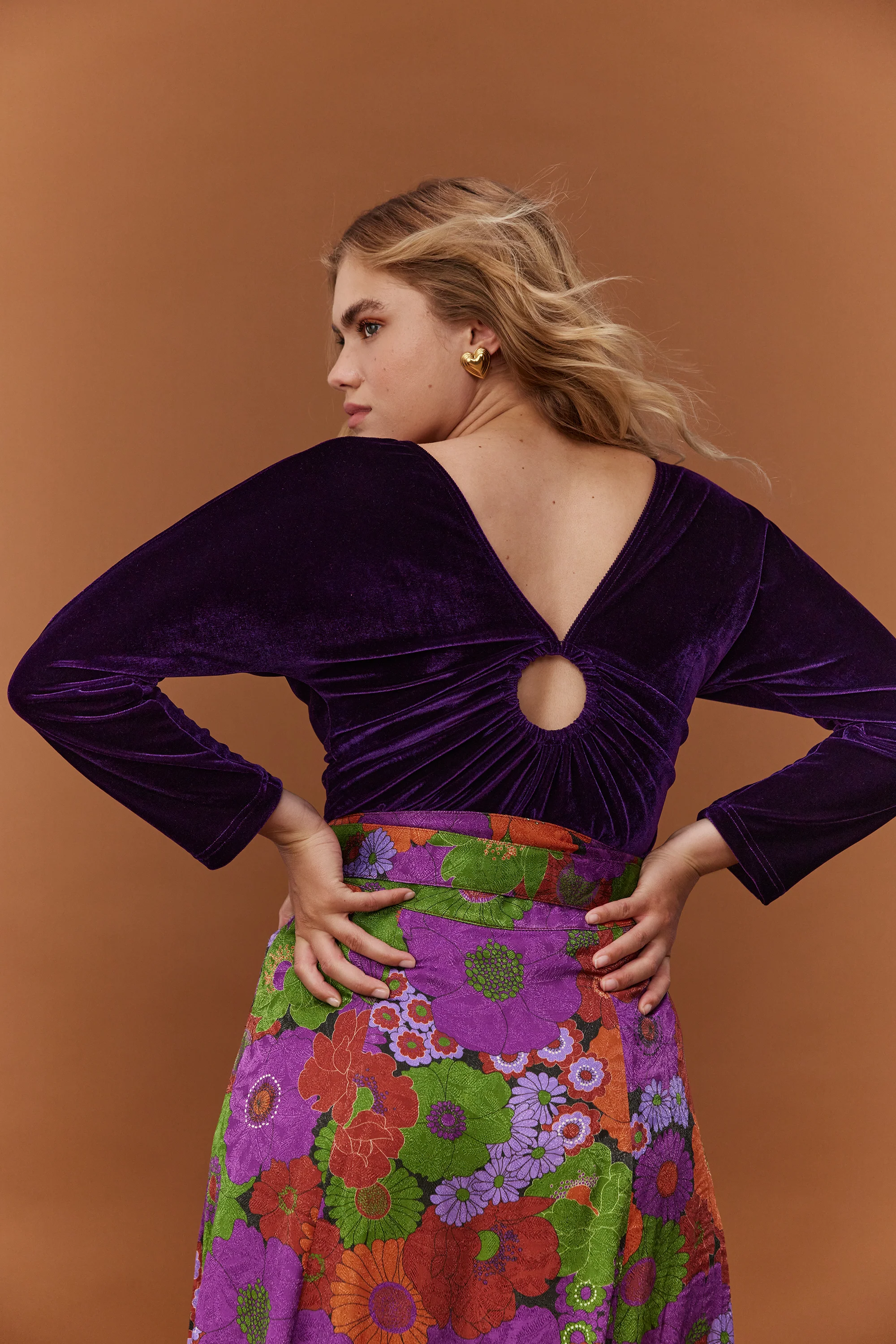 BODY MELODY VELOURS PURPLE - Image 5