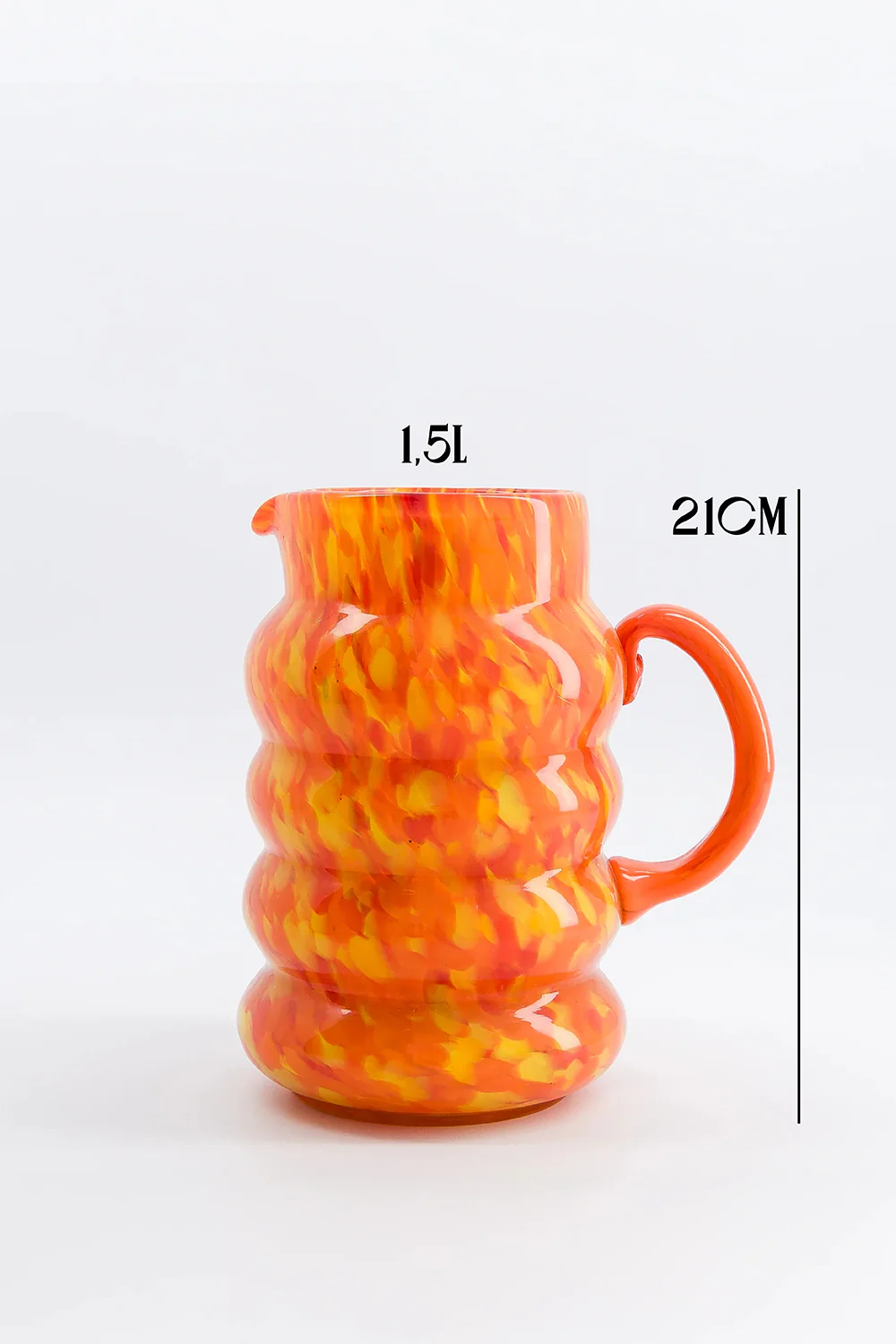 CARAFE ELIANOR ORANGE & JAUNE - Image 2