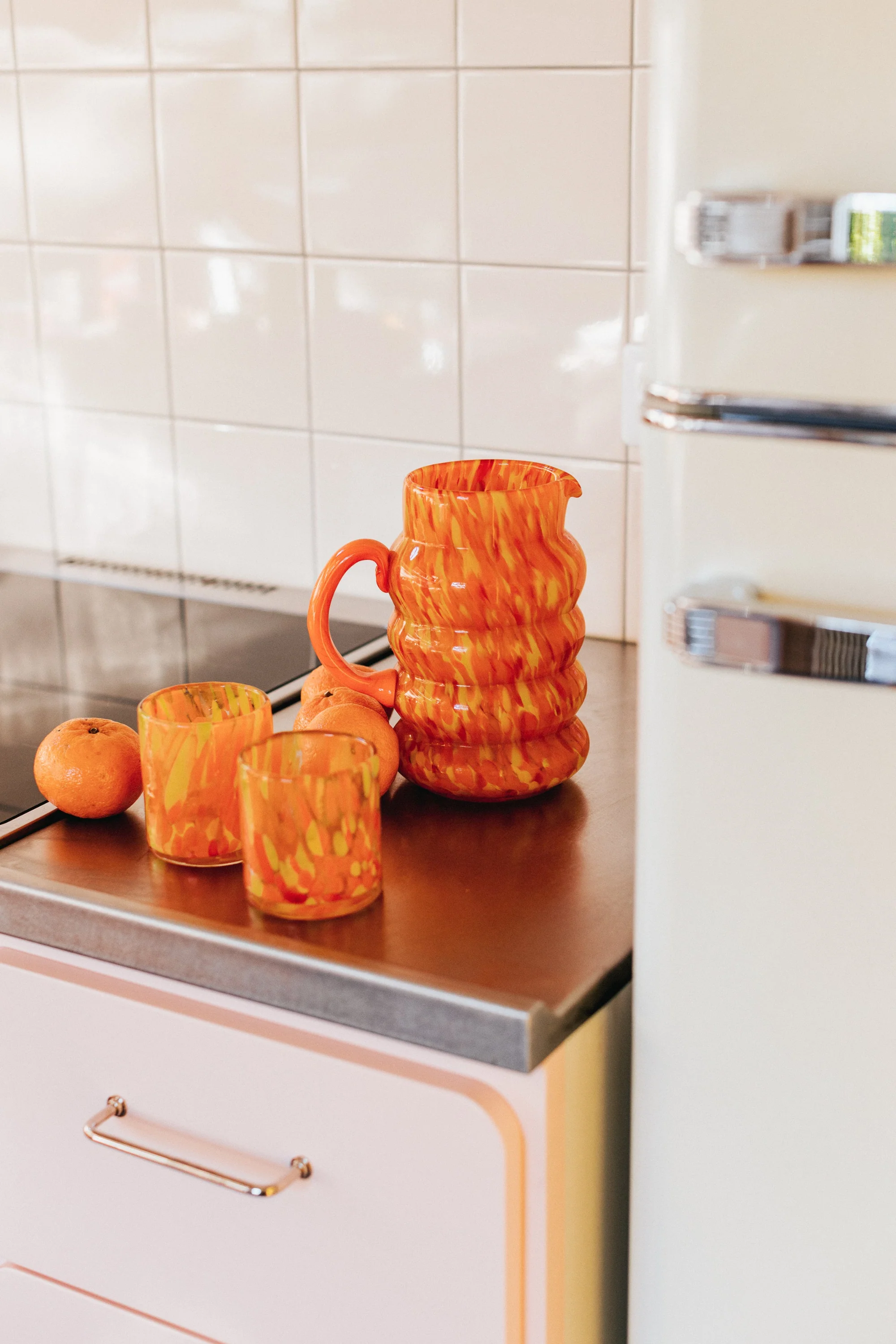 CARAFE ELIANOR ORANGE & JAUNE - Image 4