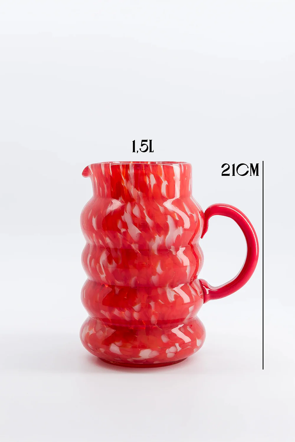 CARAFE ELIANOR ROUGE & BLANC - Image 2