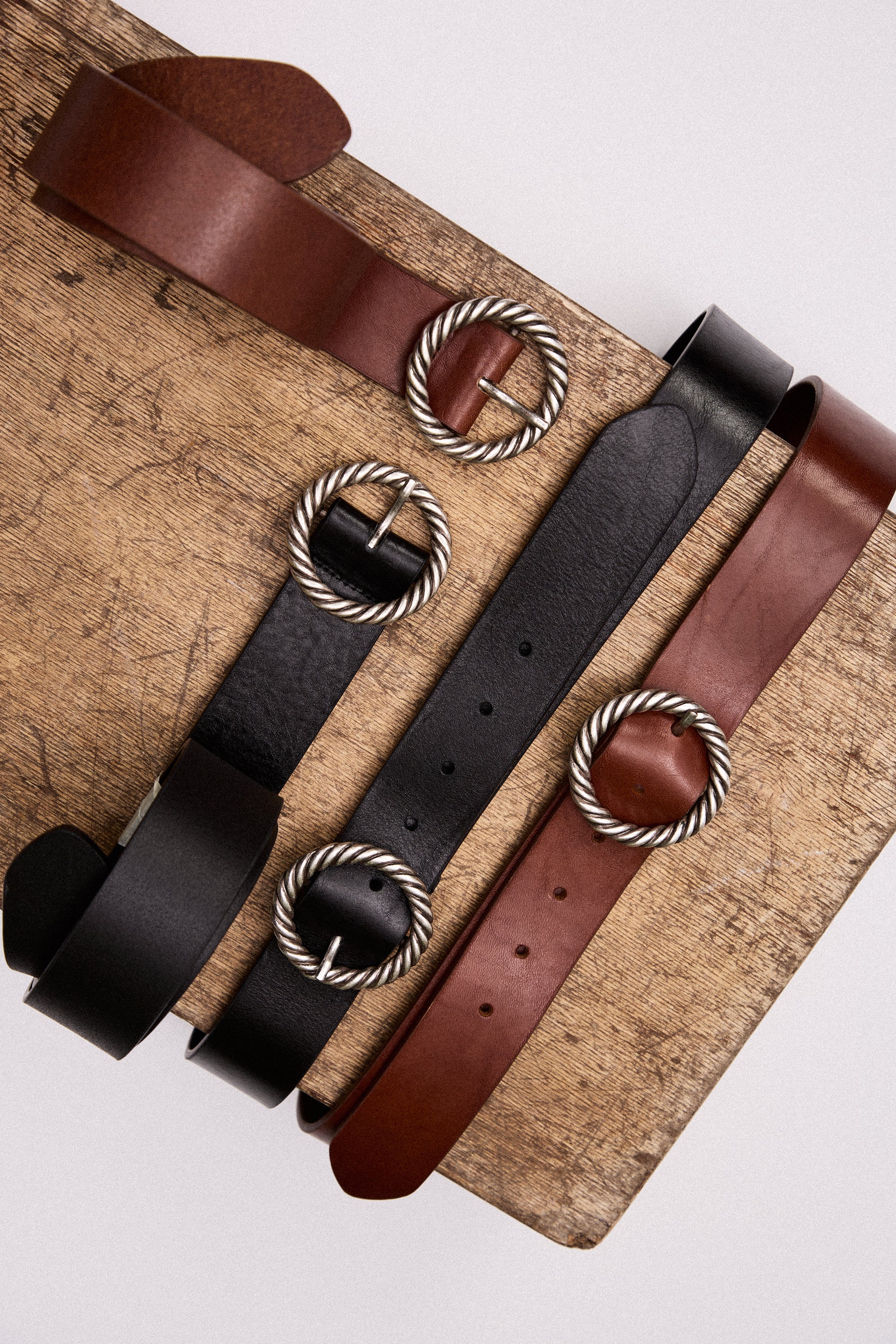 CEINTURE TORSADE MARRON - Image 4