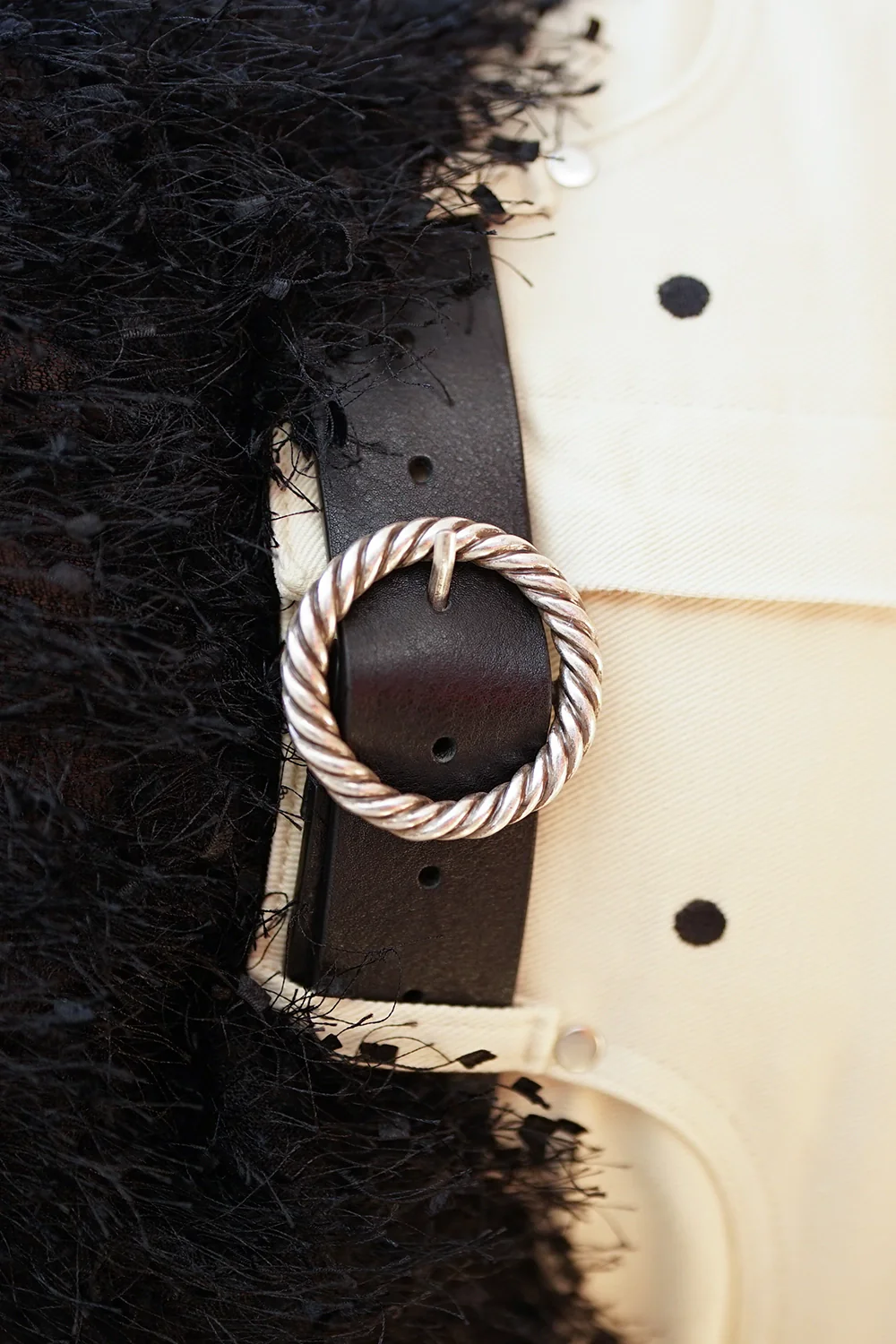 CEINTURE TORSADE NOIR - Image 4