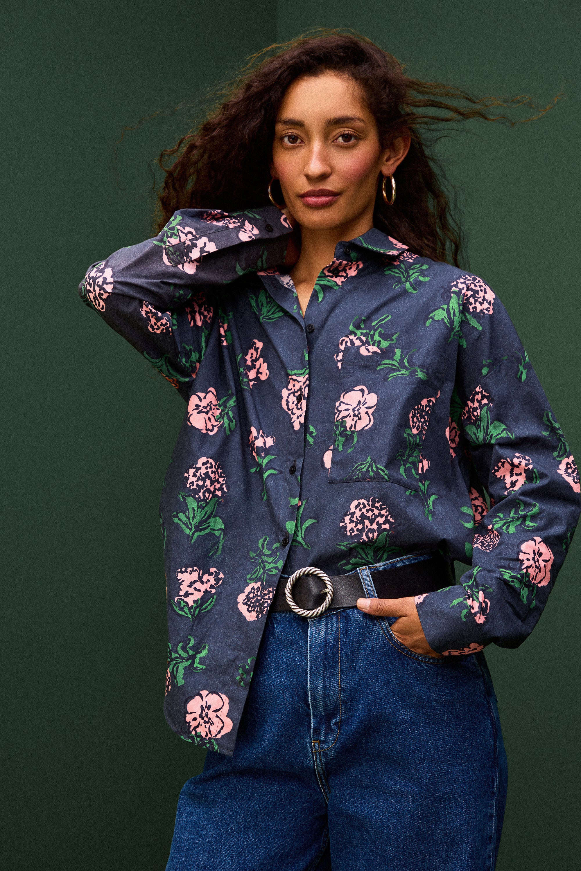 CHEMISE OMER FLEURS CHATEAU - Image 4