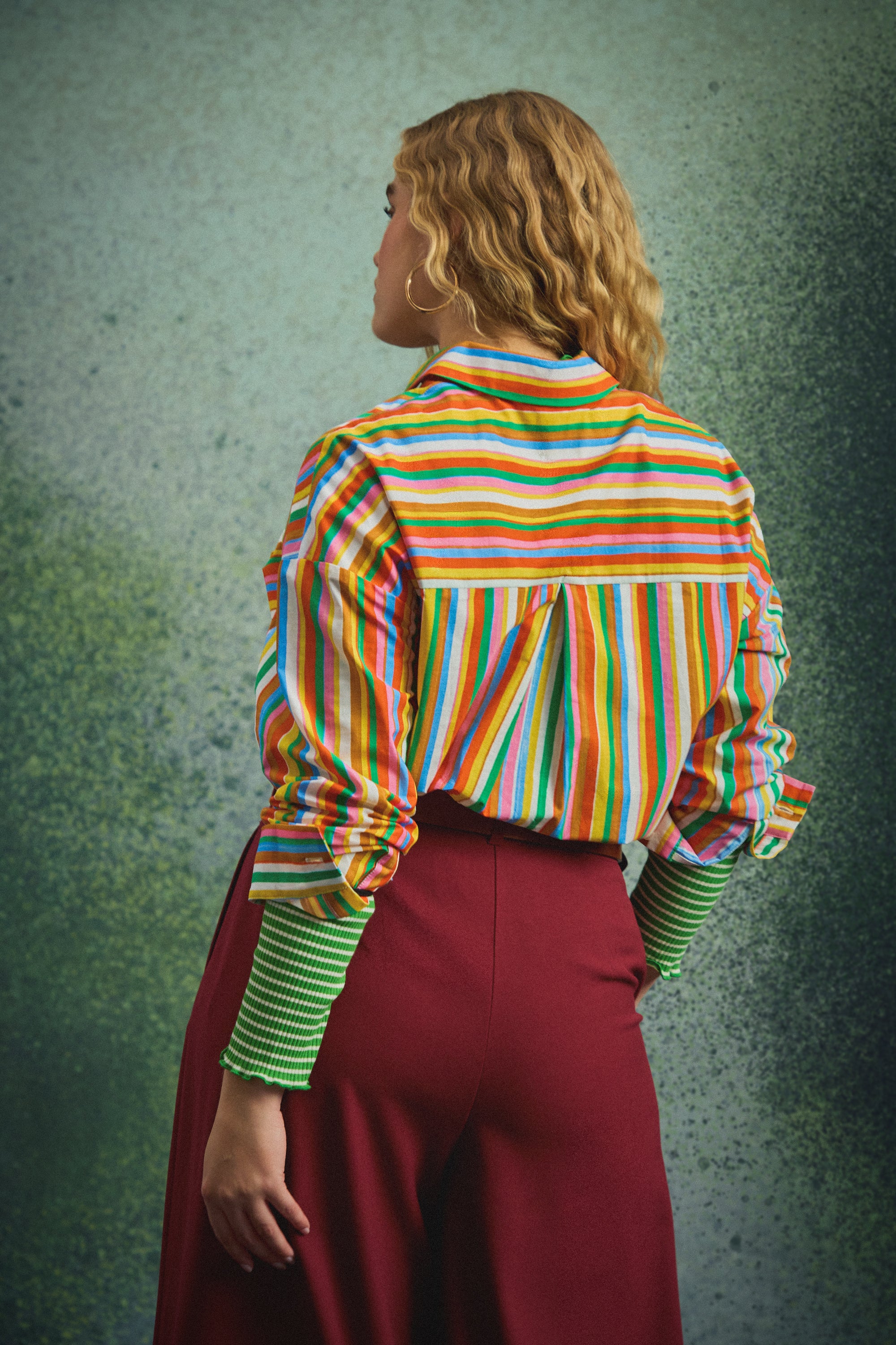 CHEMISE OMER FUZZY STRIPES - Image 3