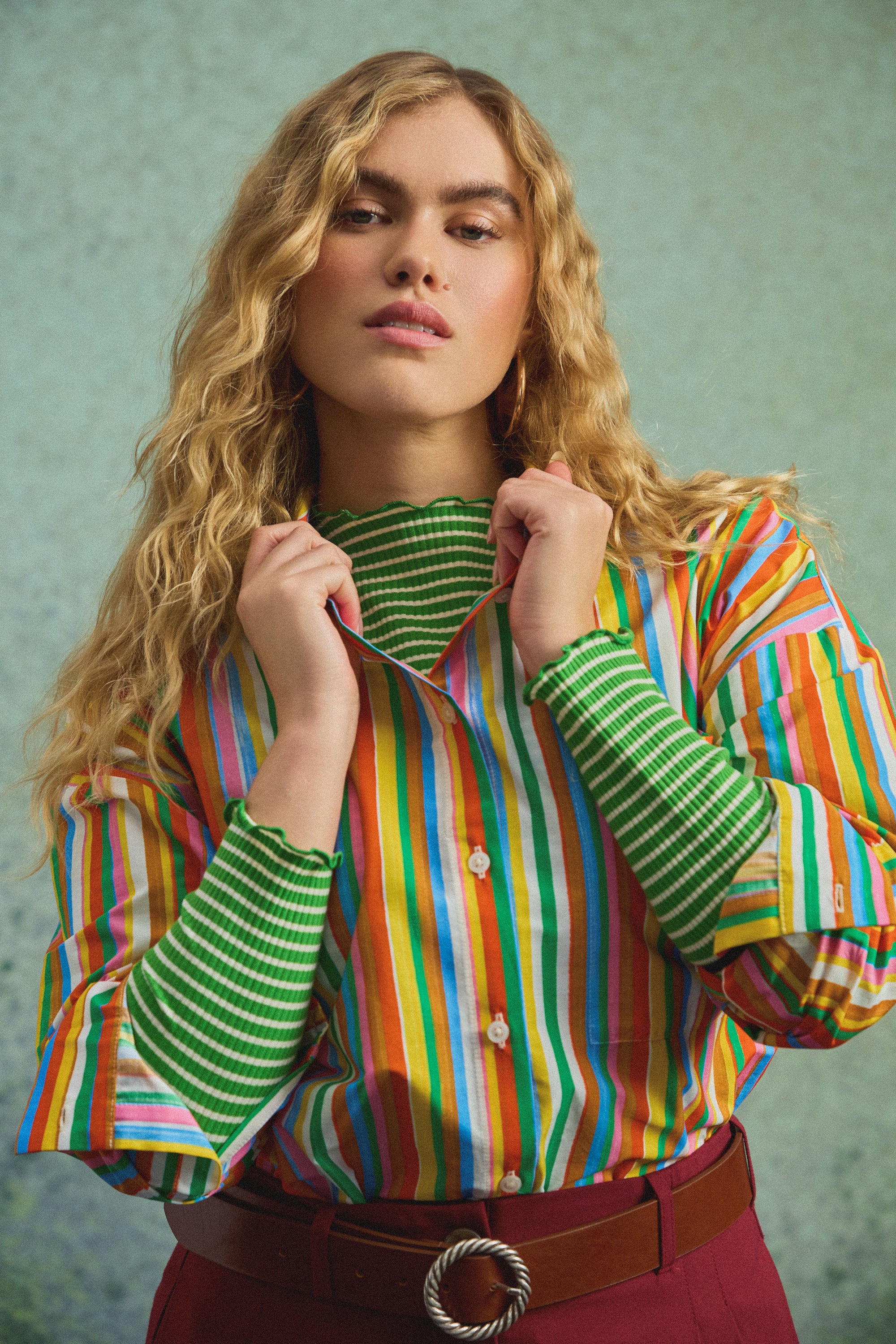 CHEMISE OMER FUZZY STRIPES - Image 4