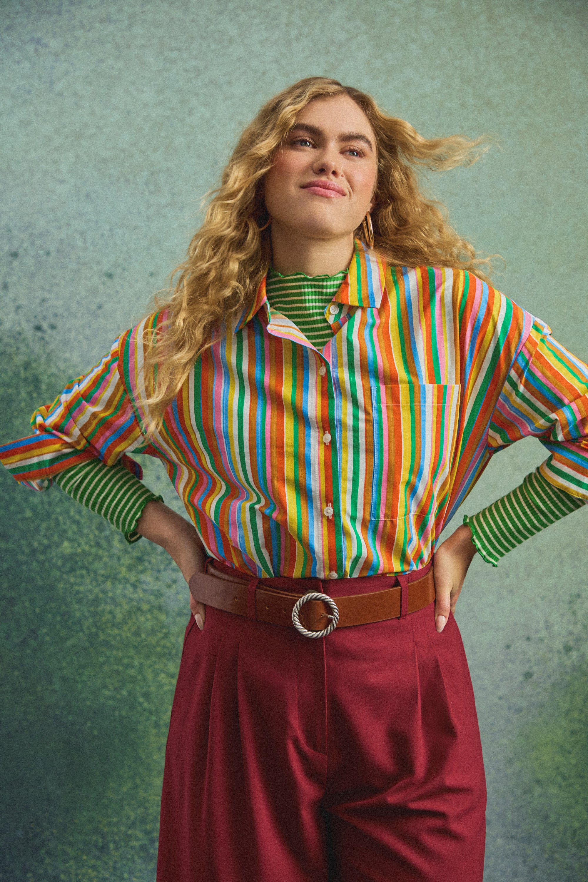 CHEMISE OMER FUZZY STRIPES - Image 5