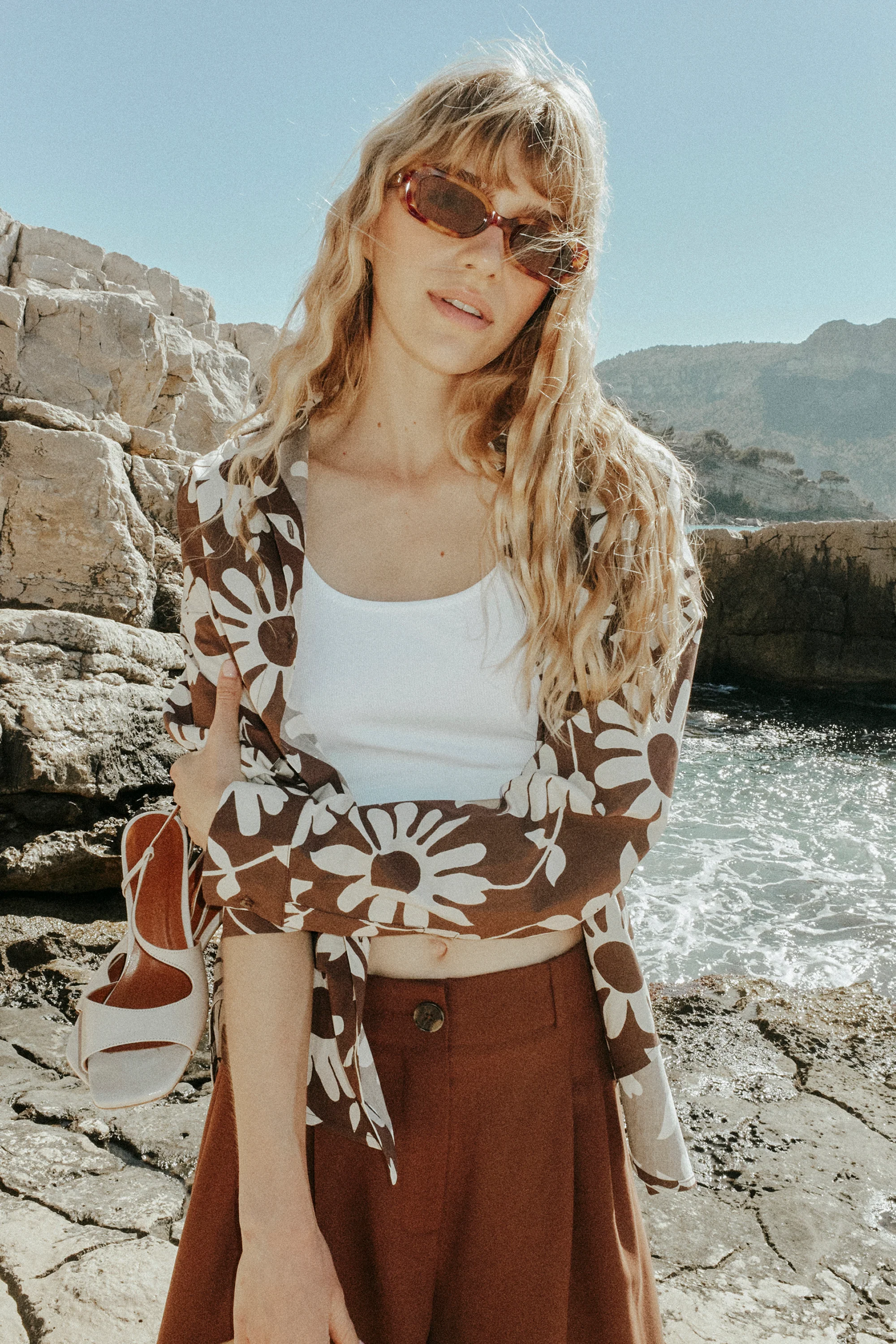 CHEMISE OMER MAGGIE BROWN - Image 5