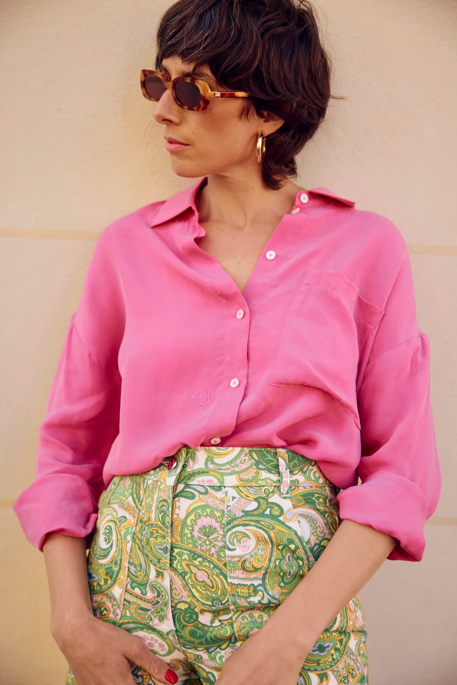CHEMISE OMER ROSE VINTAGE - Image 4