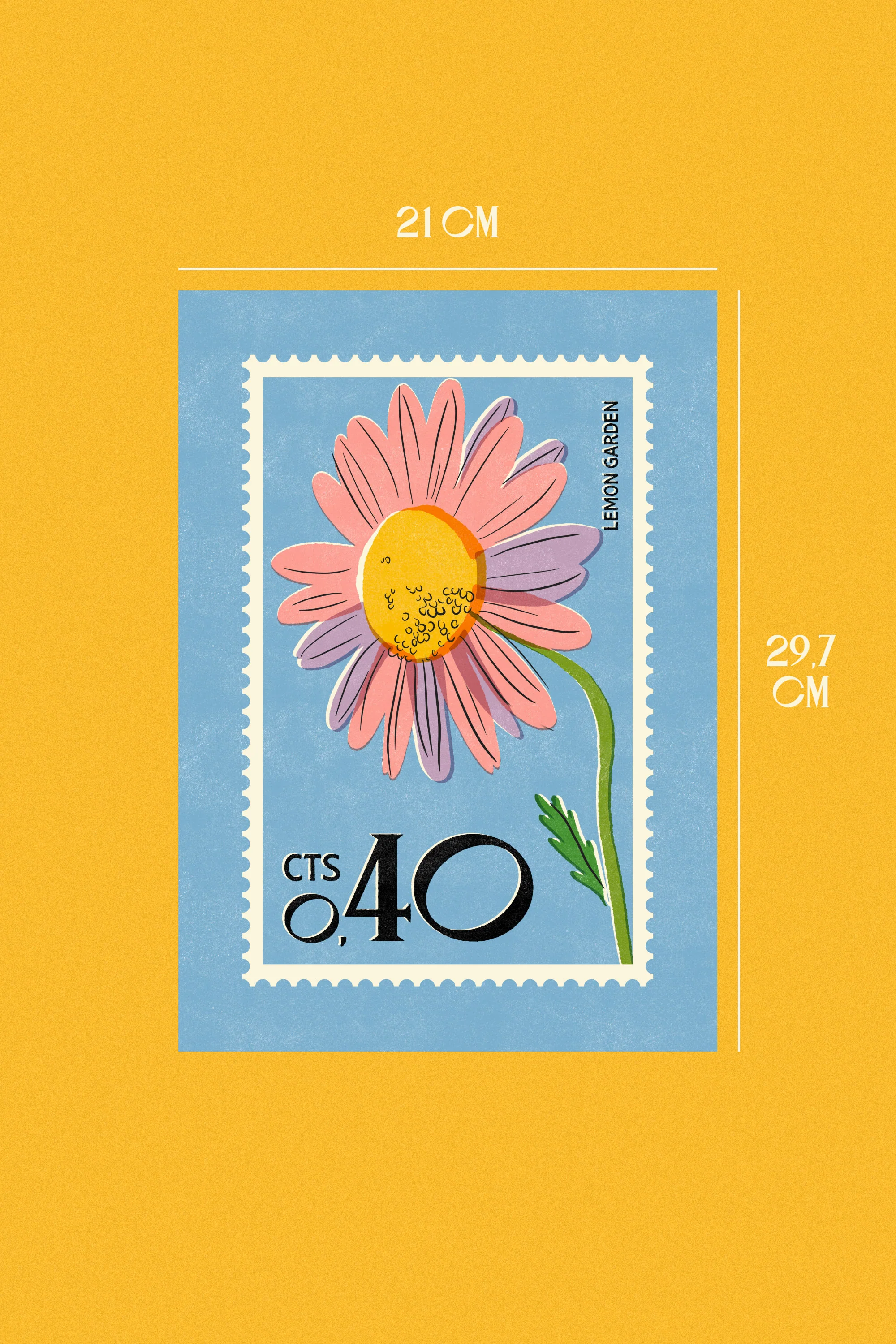 AFFICHE A4 LEMON GARDEN - Image 4