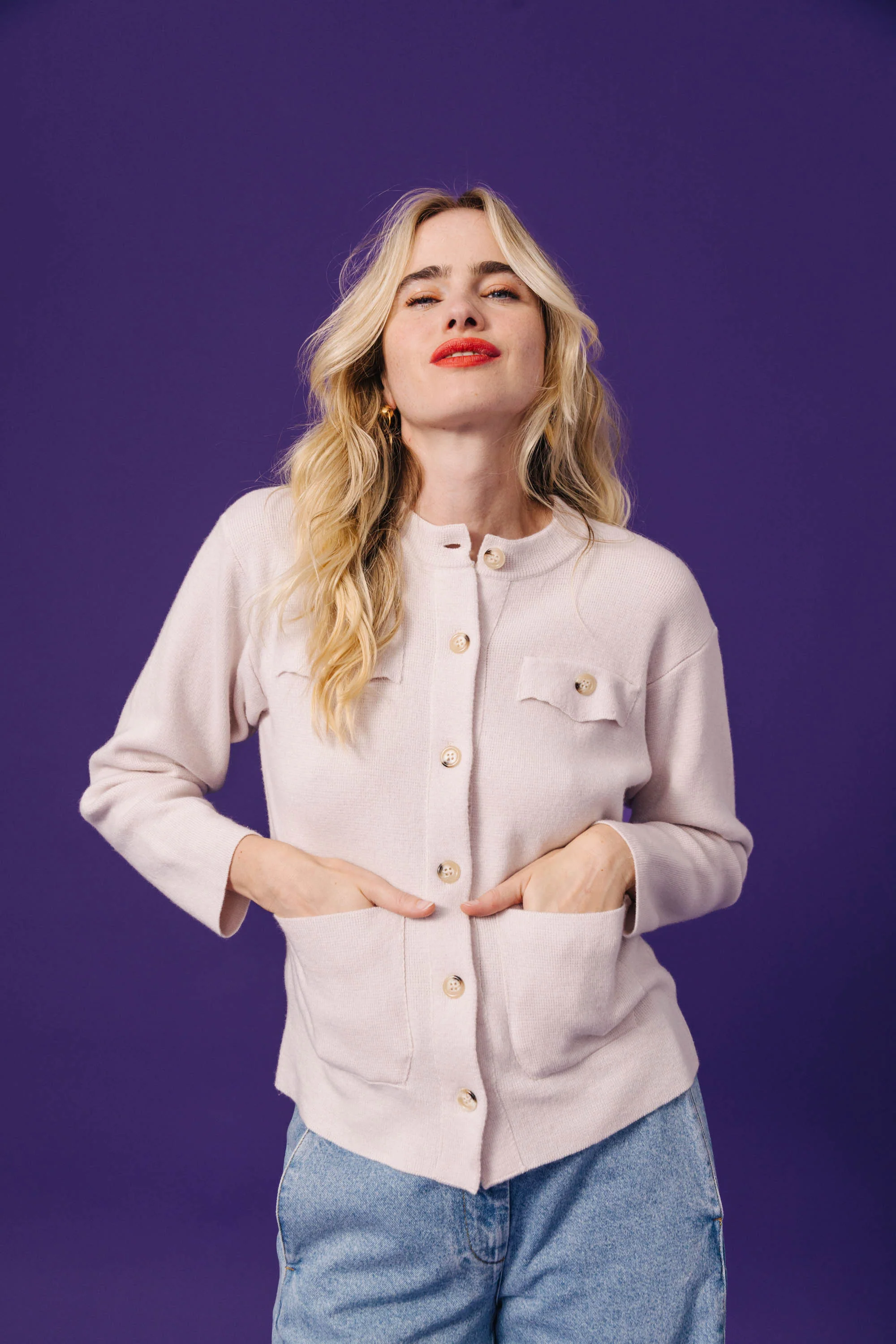 GILET MARCEL BLANC - Image 3