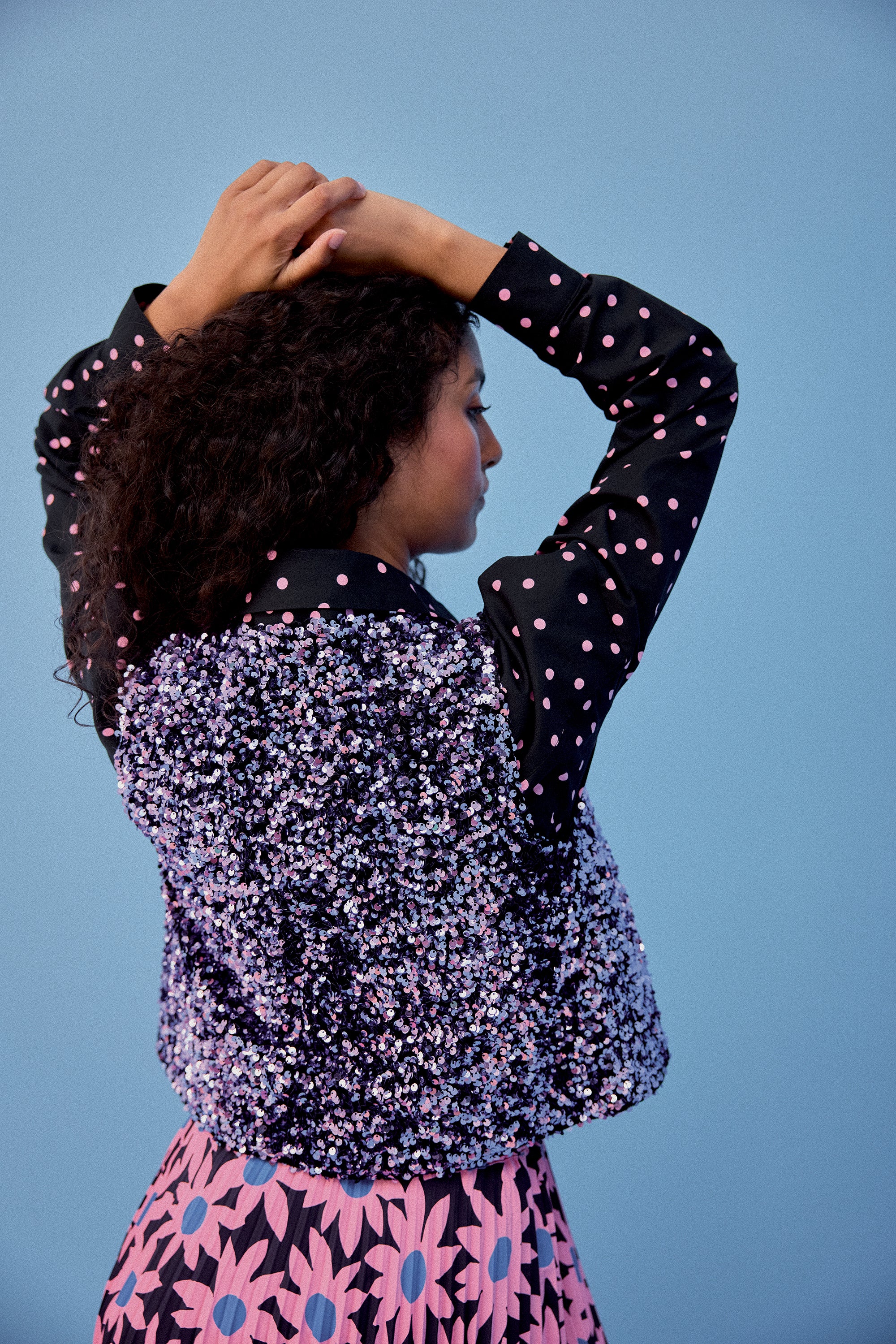 GILET RAVEL SEQUINS LILAS - Image 5