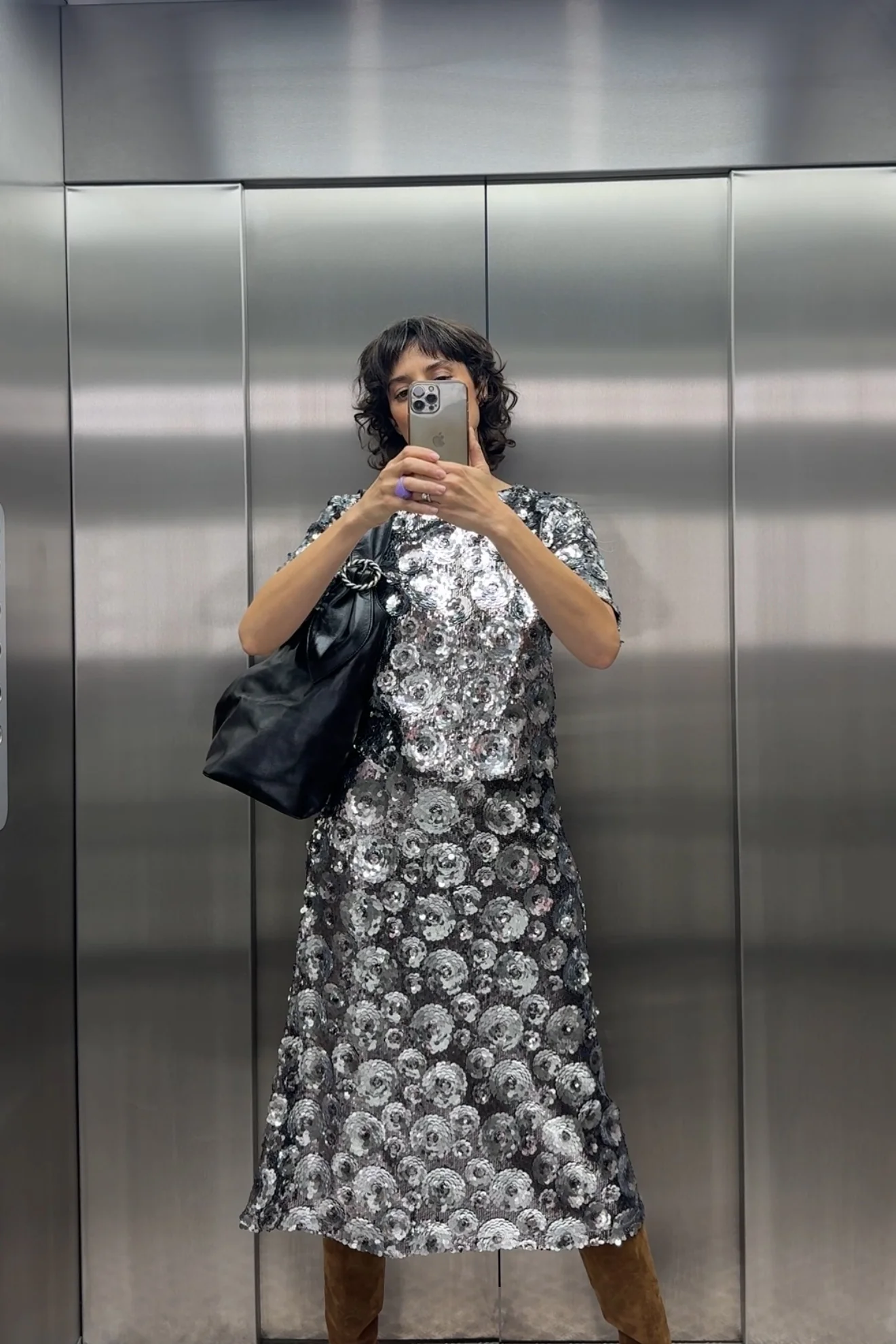 JUPE NANA SEQUINS FLEURS - Image 4
