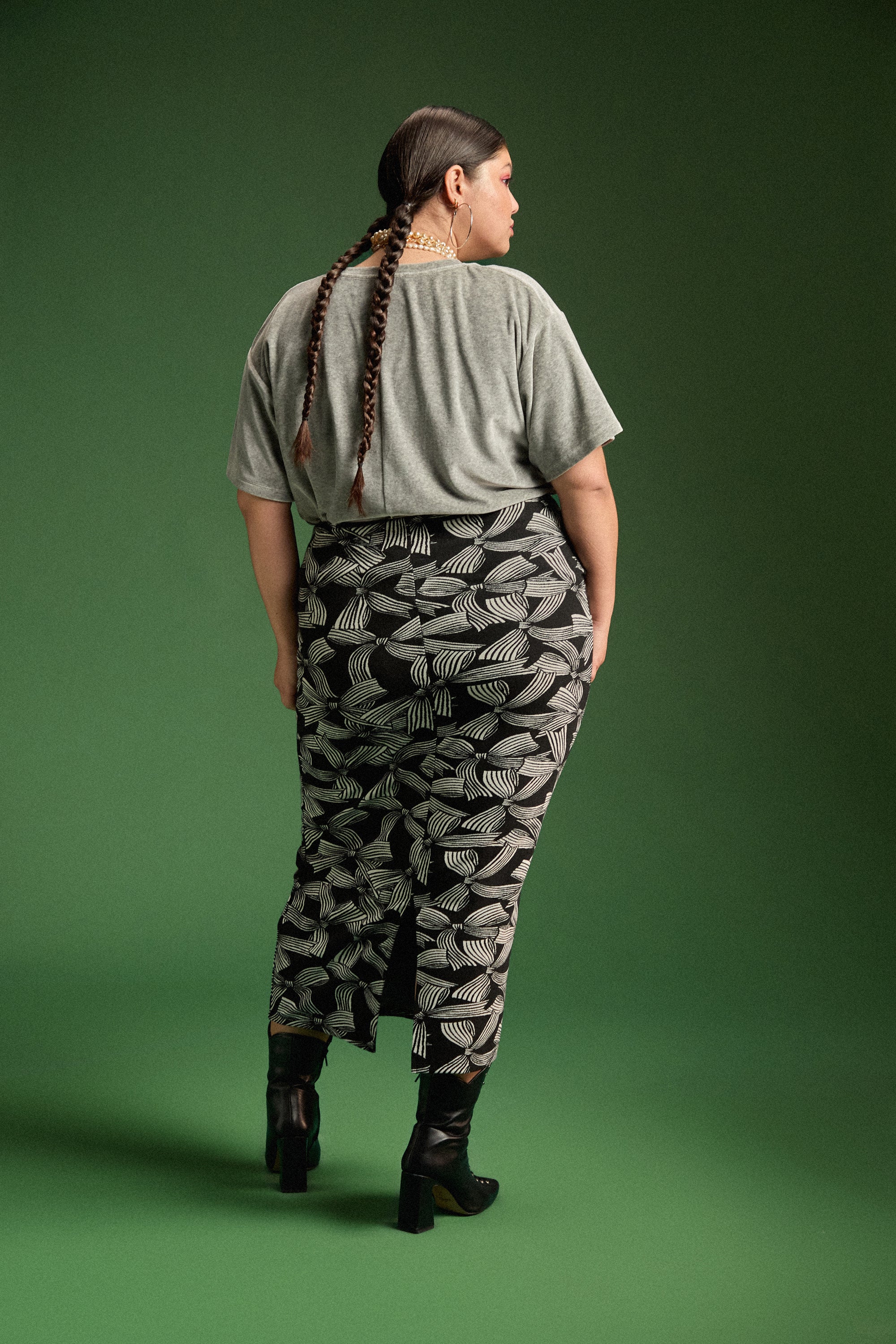JUPE SARAH RUBANS MONOCHROMES - Image 5