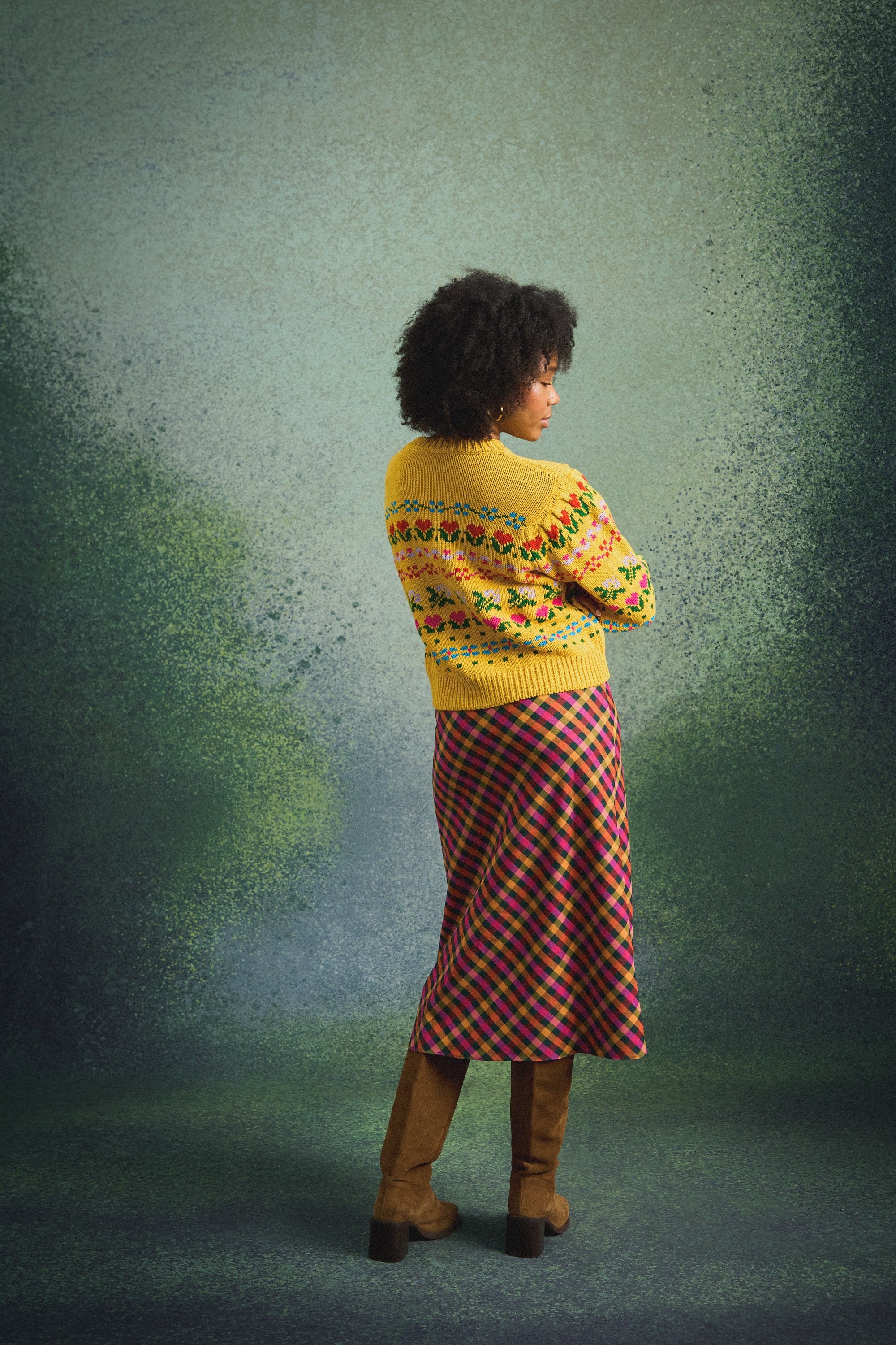 JUPE SYLVETTE CARREAUX - Image 3