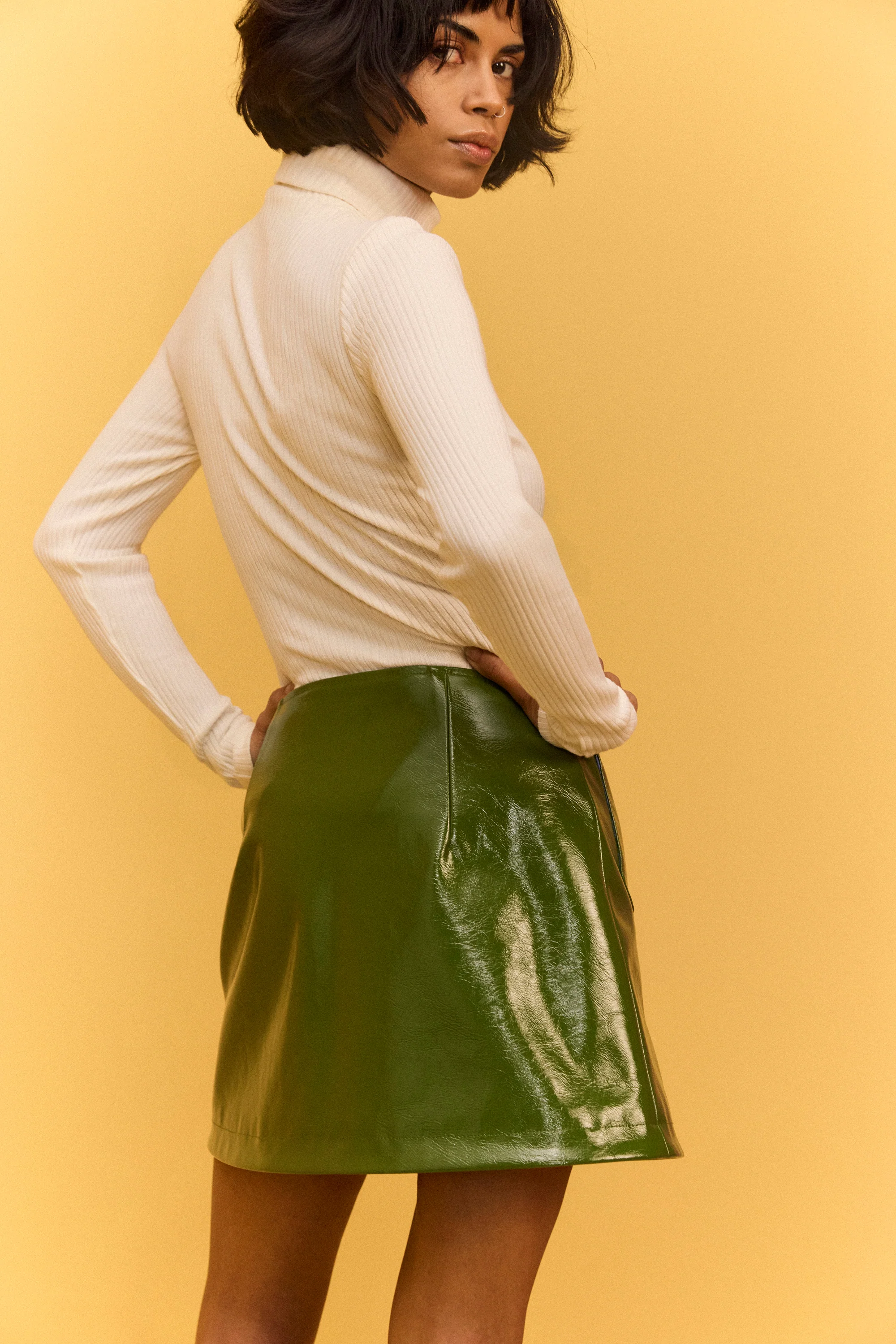 JUPE TINA OLIVE - Image 2