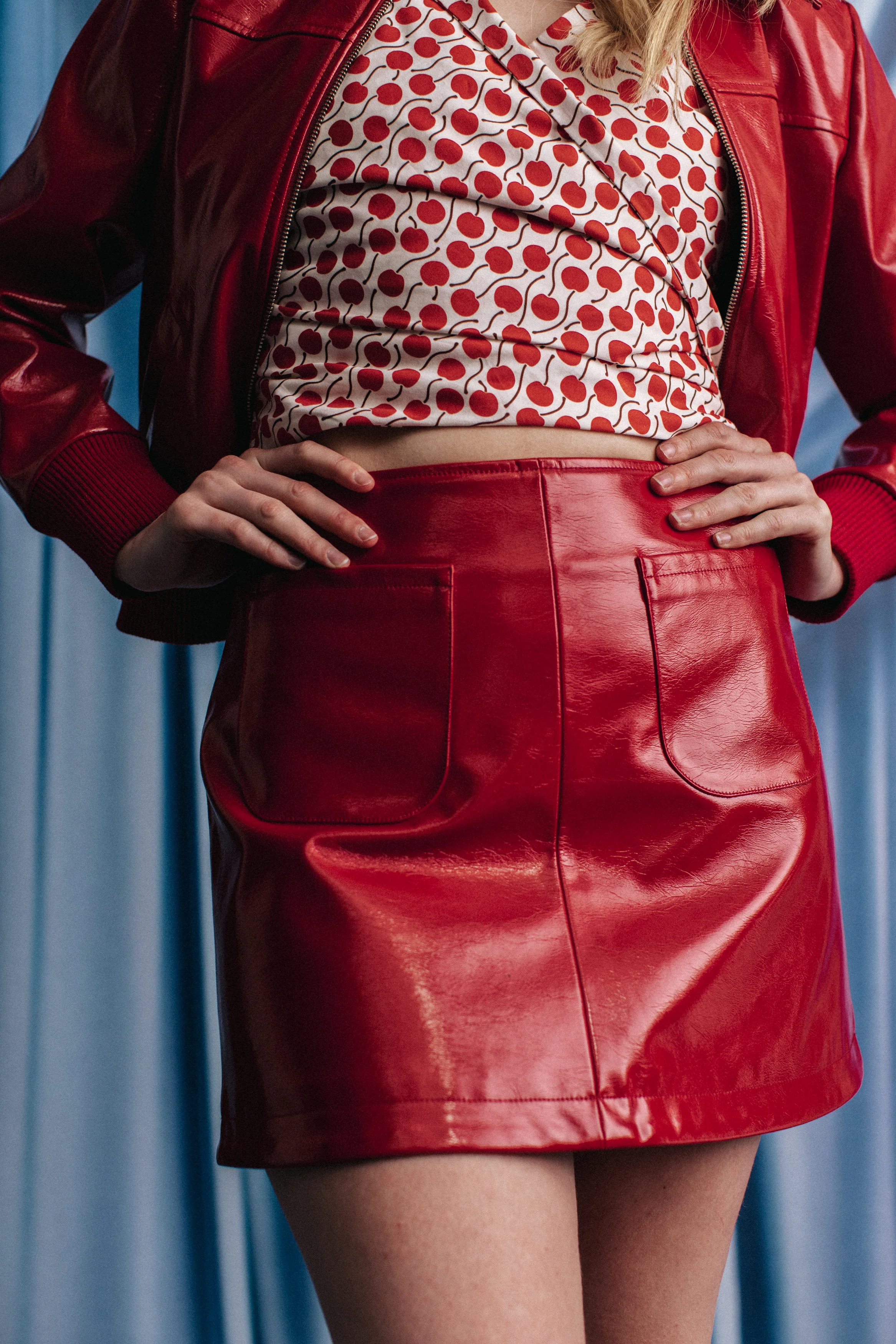 JUPE TINA ROUGE - Image 6