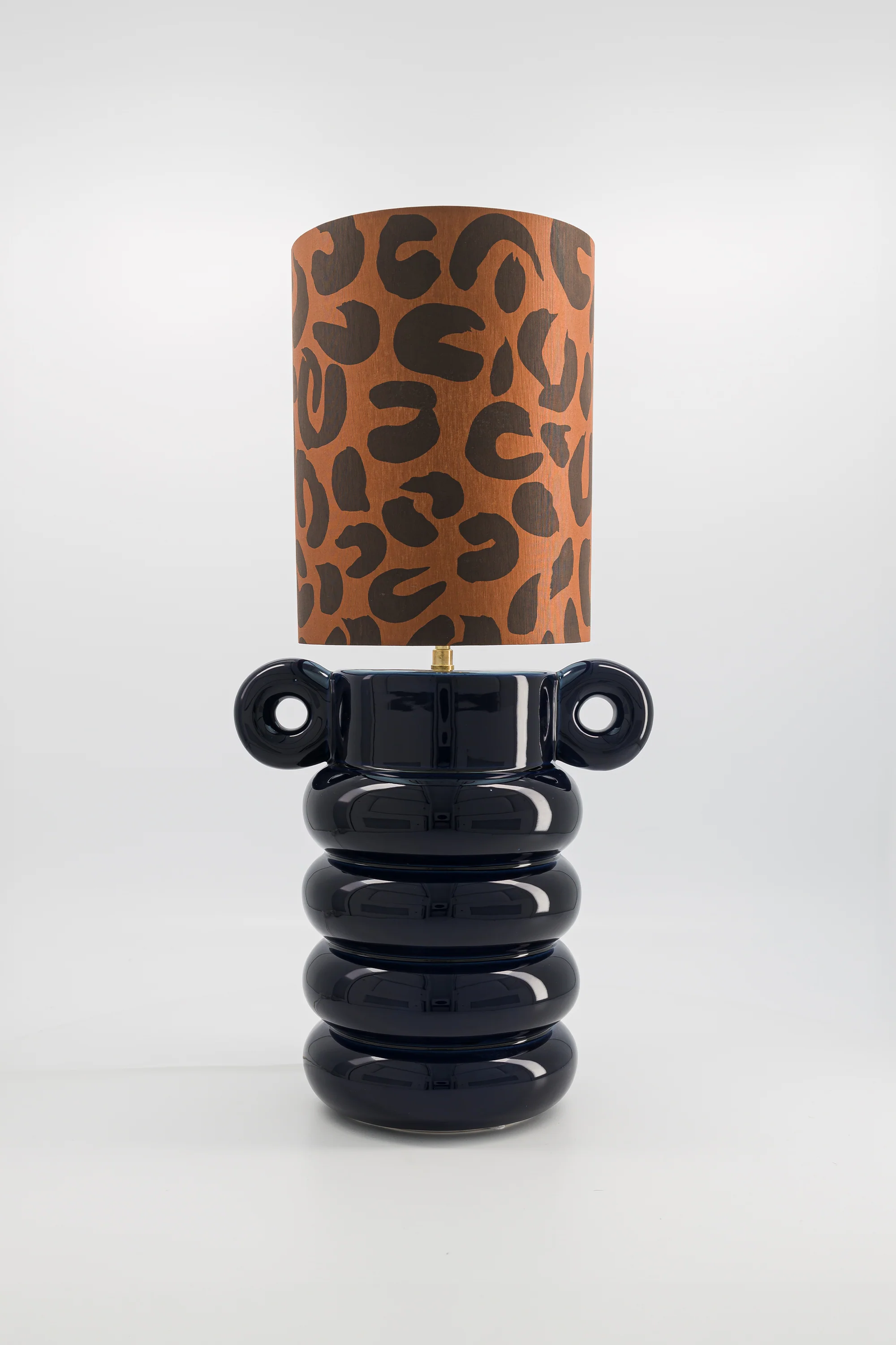 LAMPE ALI LEOPARD & BLEU MARINE - Image 3