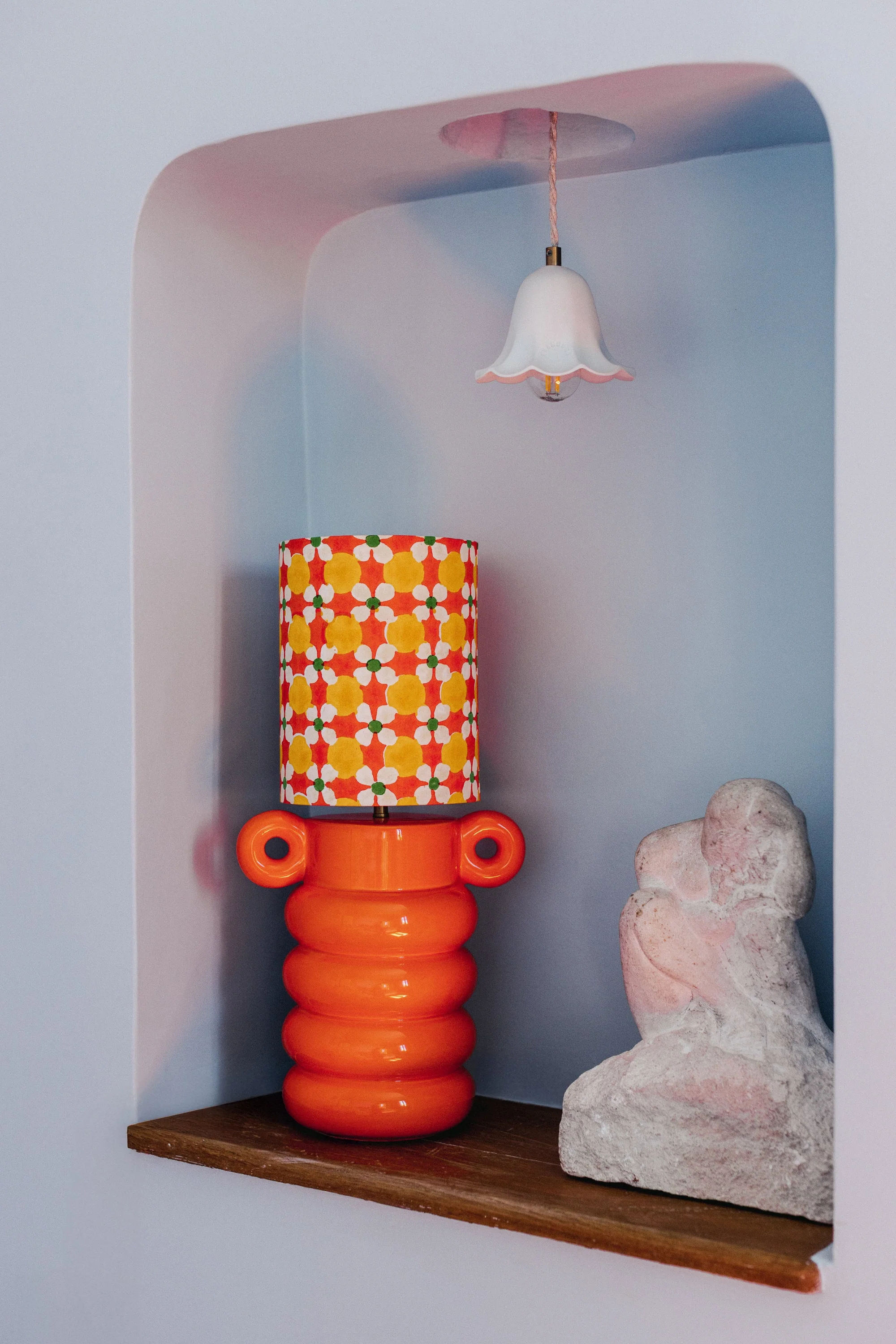 LAMPE ALI ORANGE & JAUNE - à composer - Image 5