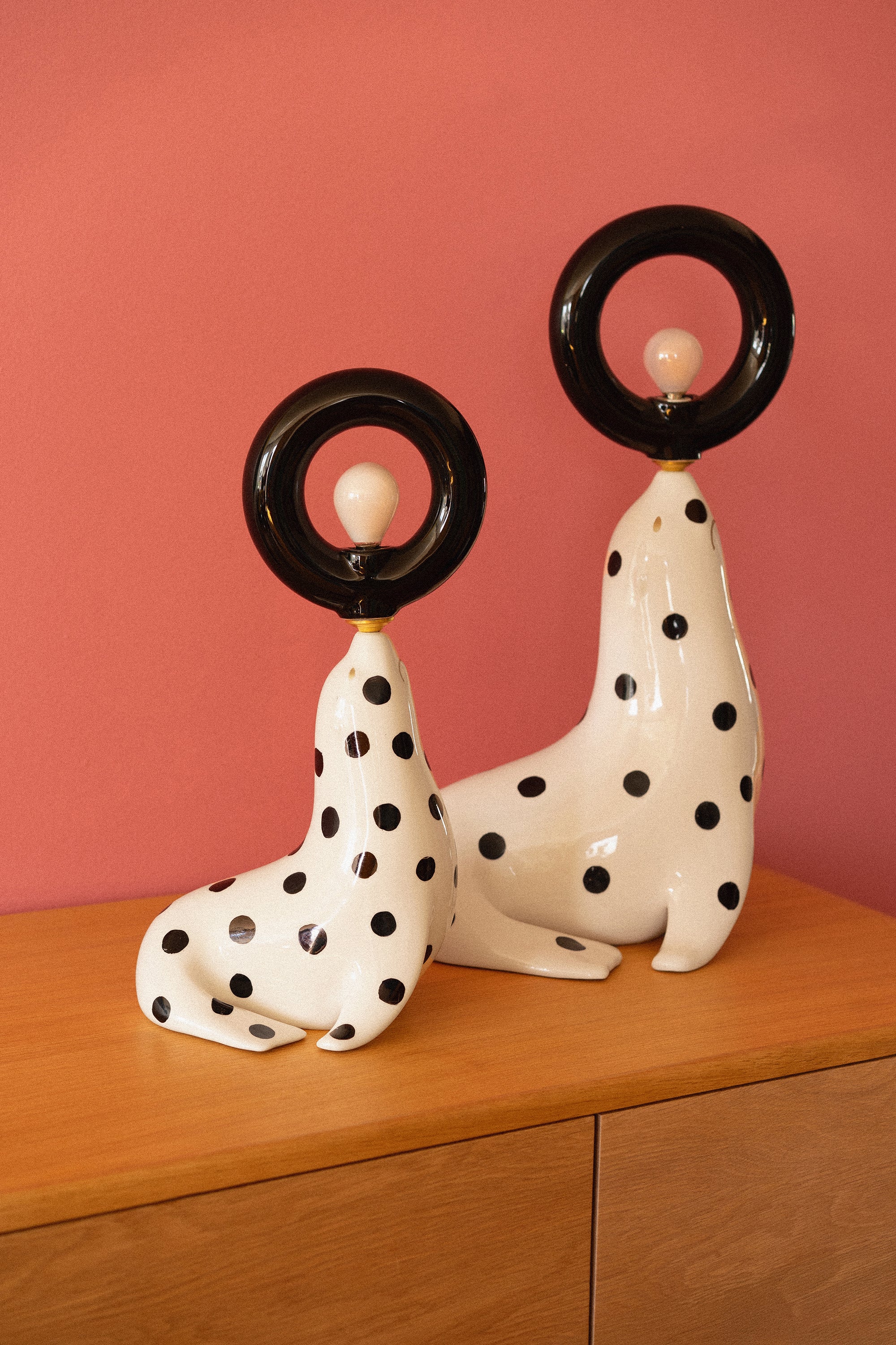 LAMPE PÉNÉLOPE À POIS - Image 3