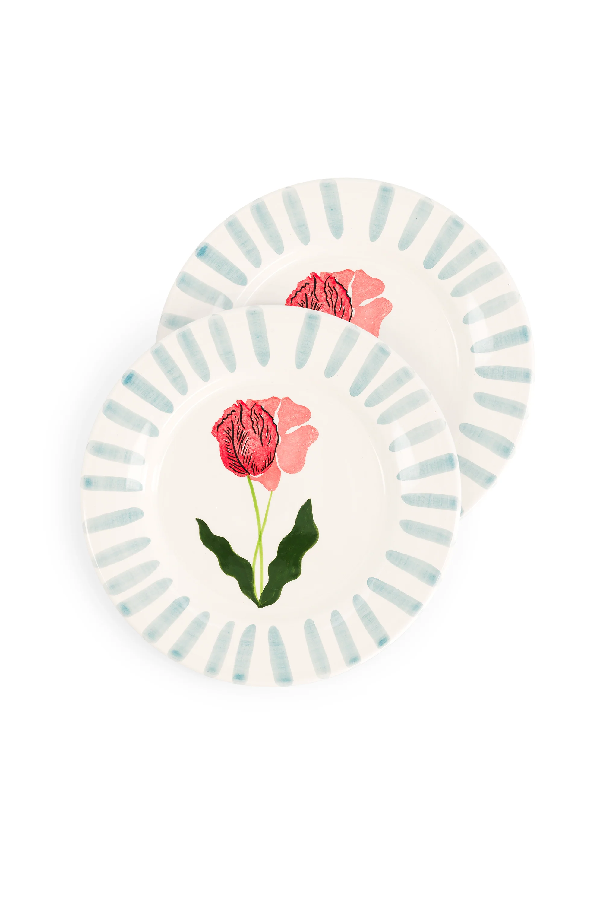 LOT D'ASSIETTES ROSALIE BLUE - Image 2