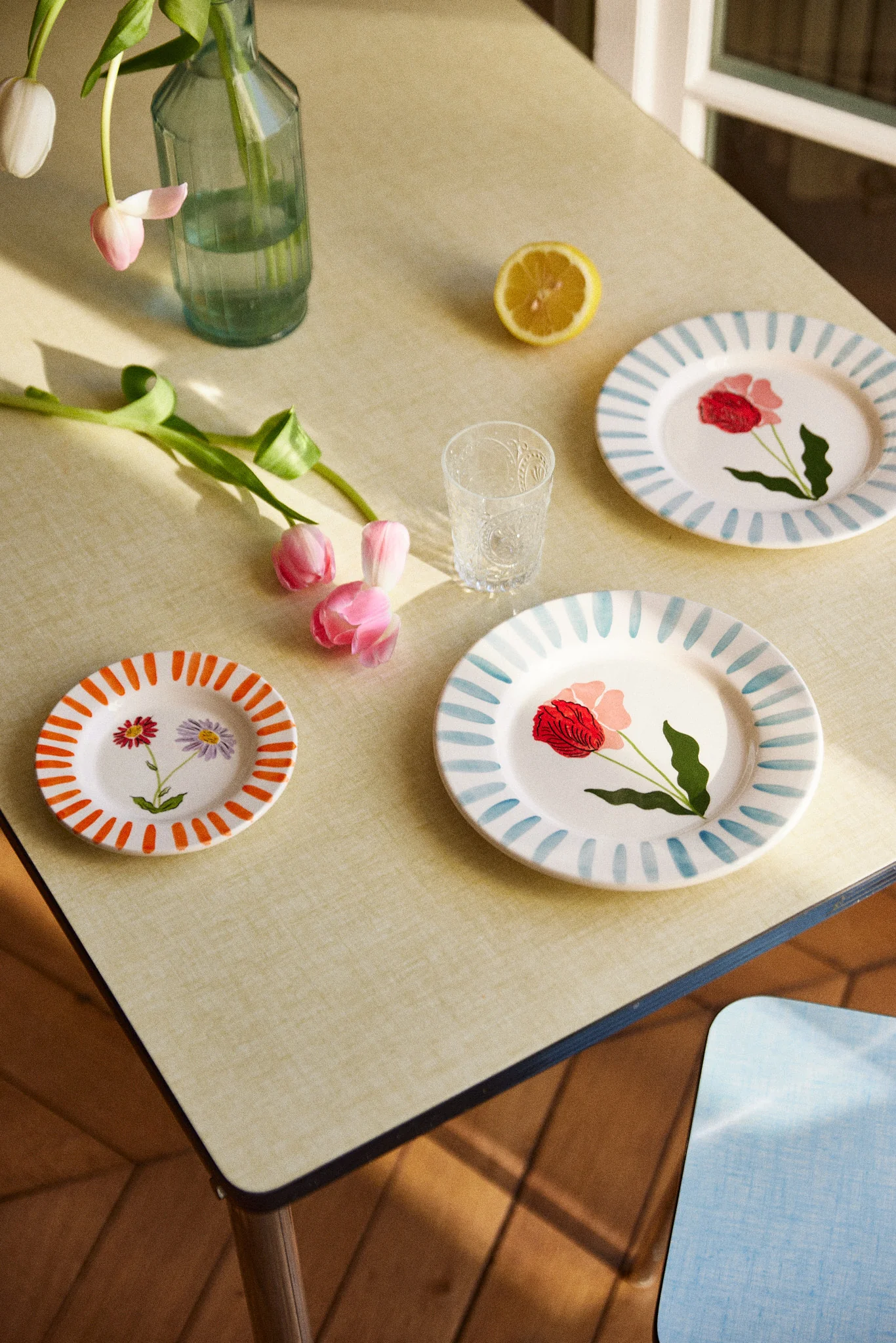 LOT D'ASSIETTES ROSALIE BLUE - Image 3