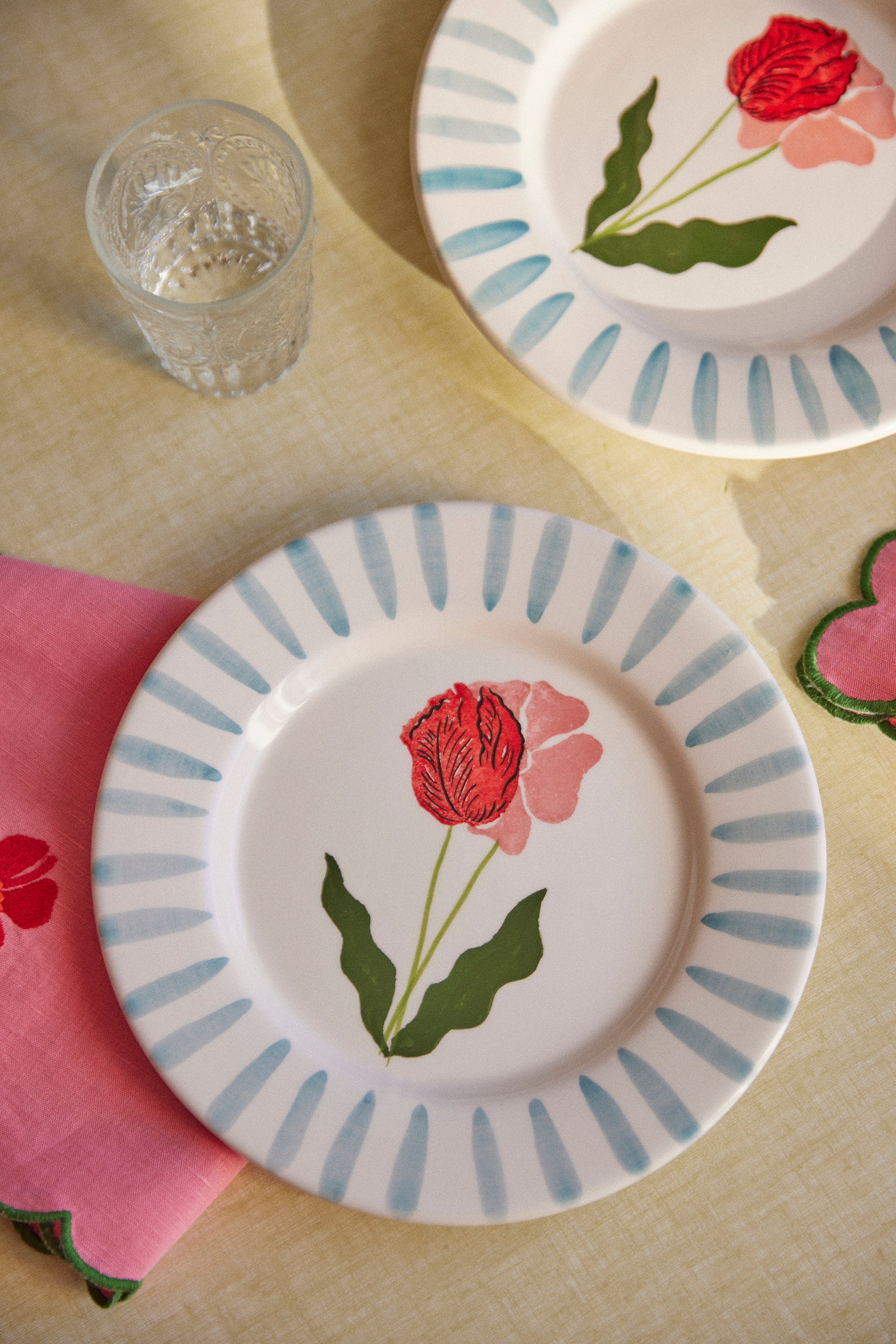 LOT D'ASSIETTES ROSALIE BLUE - Image 4