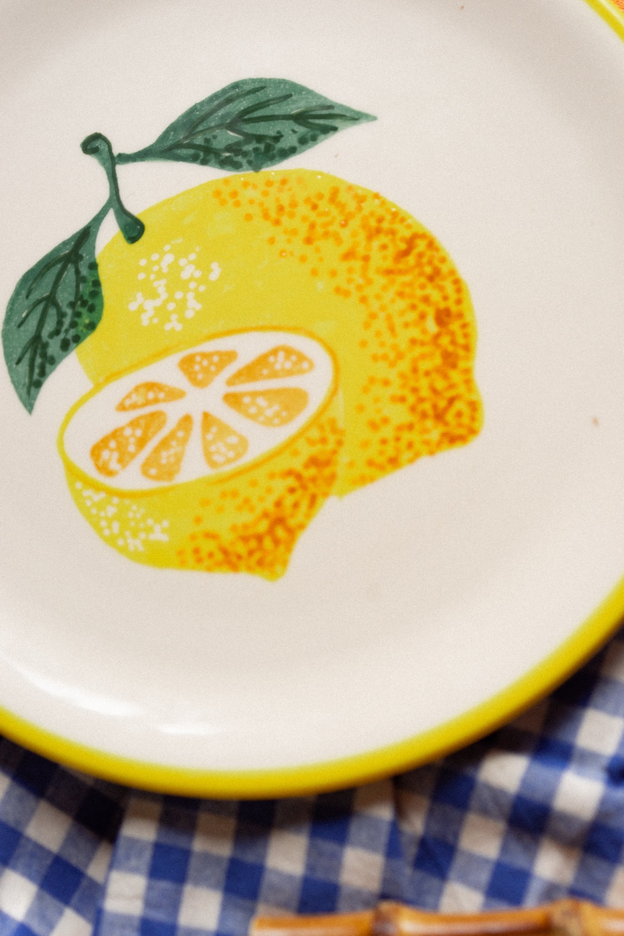 LOT DE 4 ASSIETTES ROSALIE FRUIT - Image 5