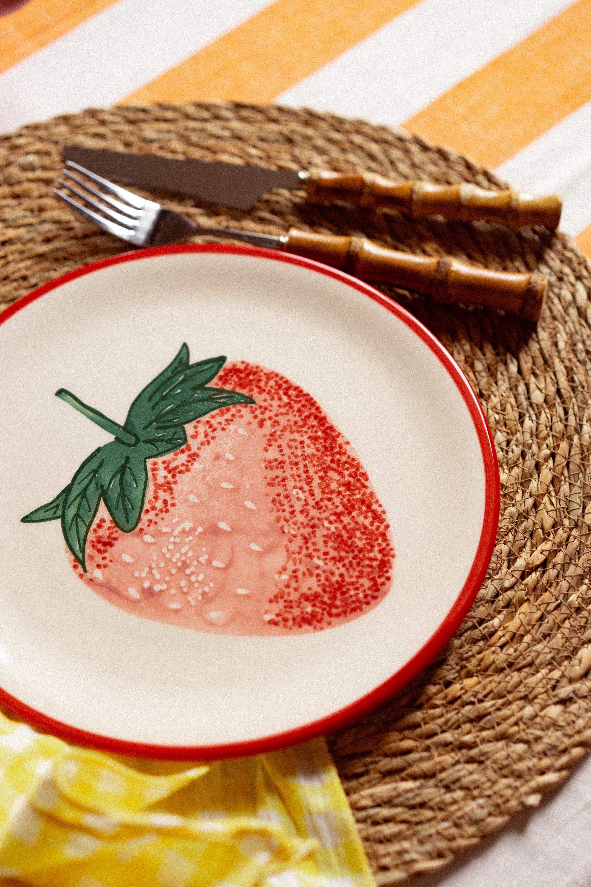 LOT DE 4 ASSIETTES ROSALIE FRUIT - Image 6