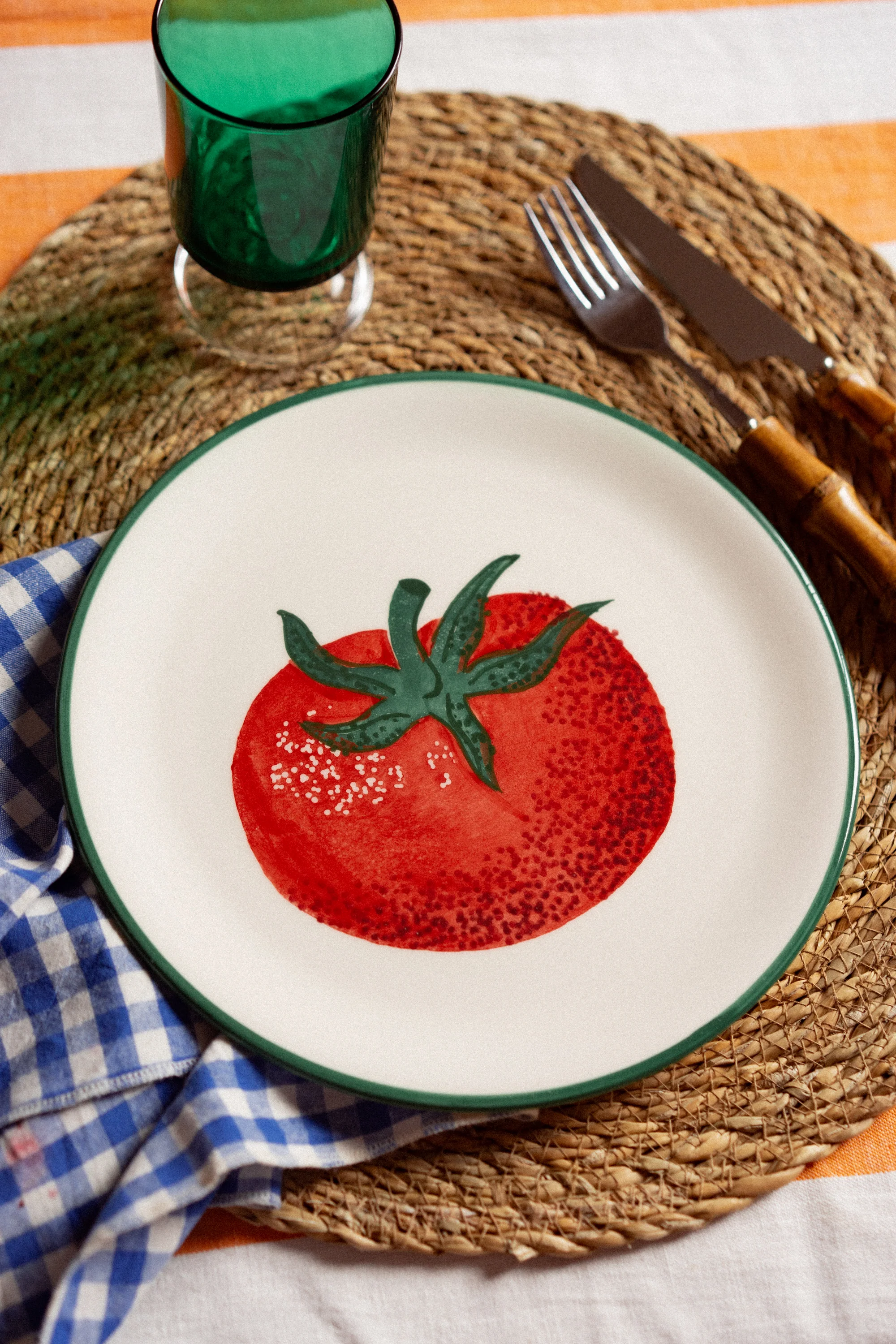 LOT DE 4 ASSIETTES ROSALIE FRUIT - Image 8