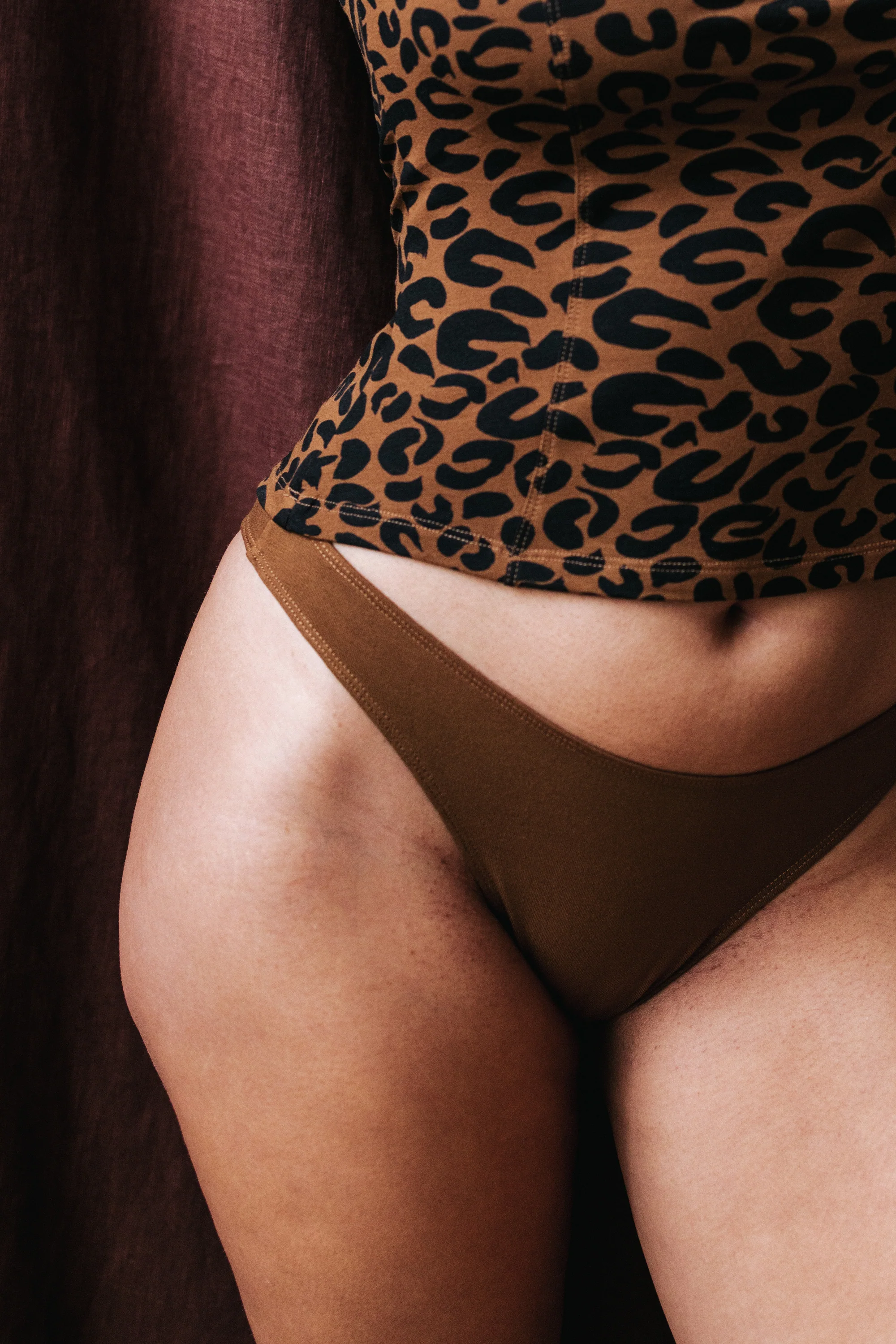 LOT DE DEUX CULOTTES ALMA LEOPARD & UNI - Image 5