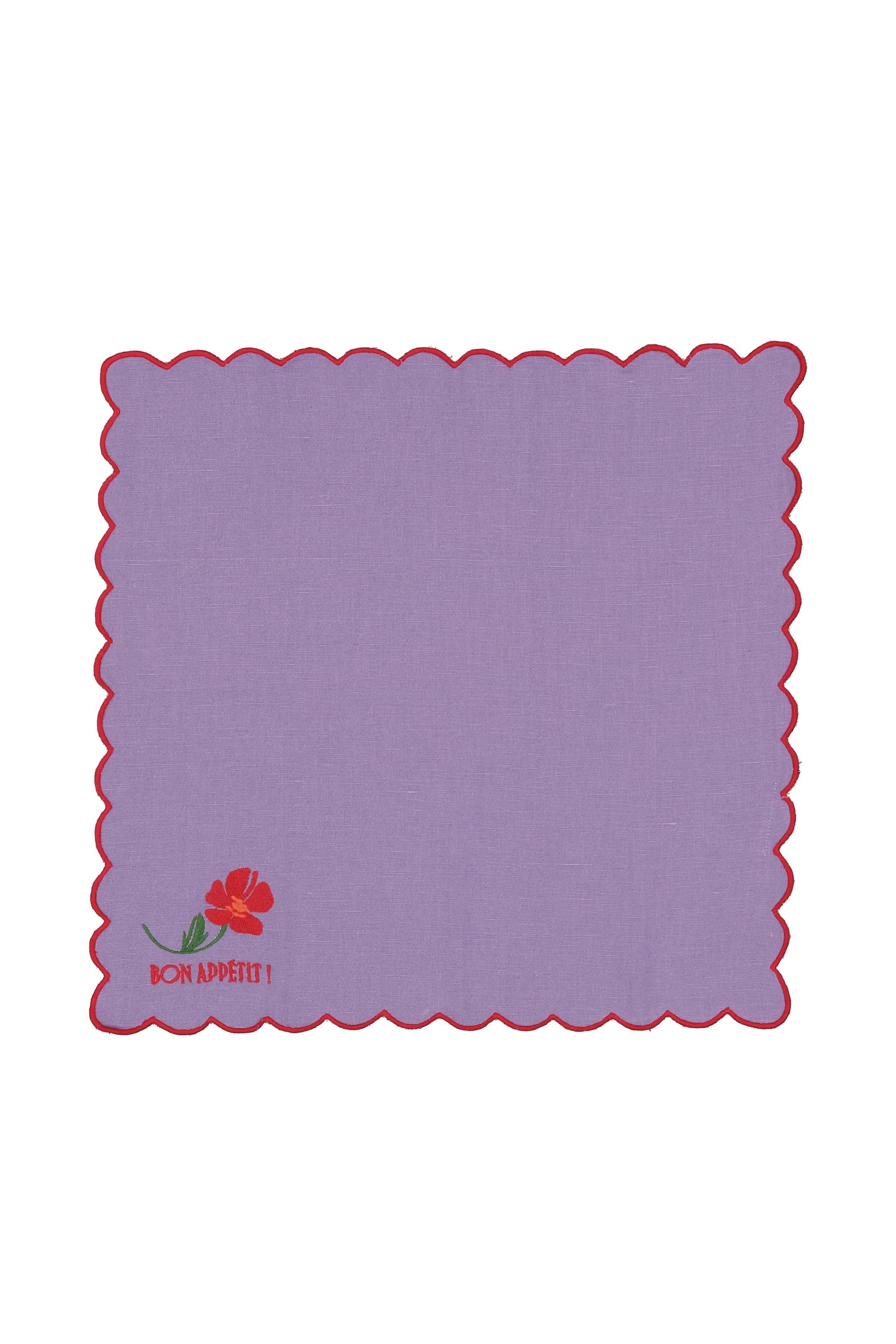 LOT DE SERVIETTES KATE VIOLET - Image 4
