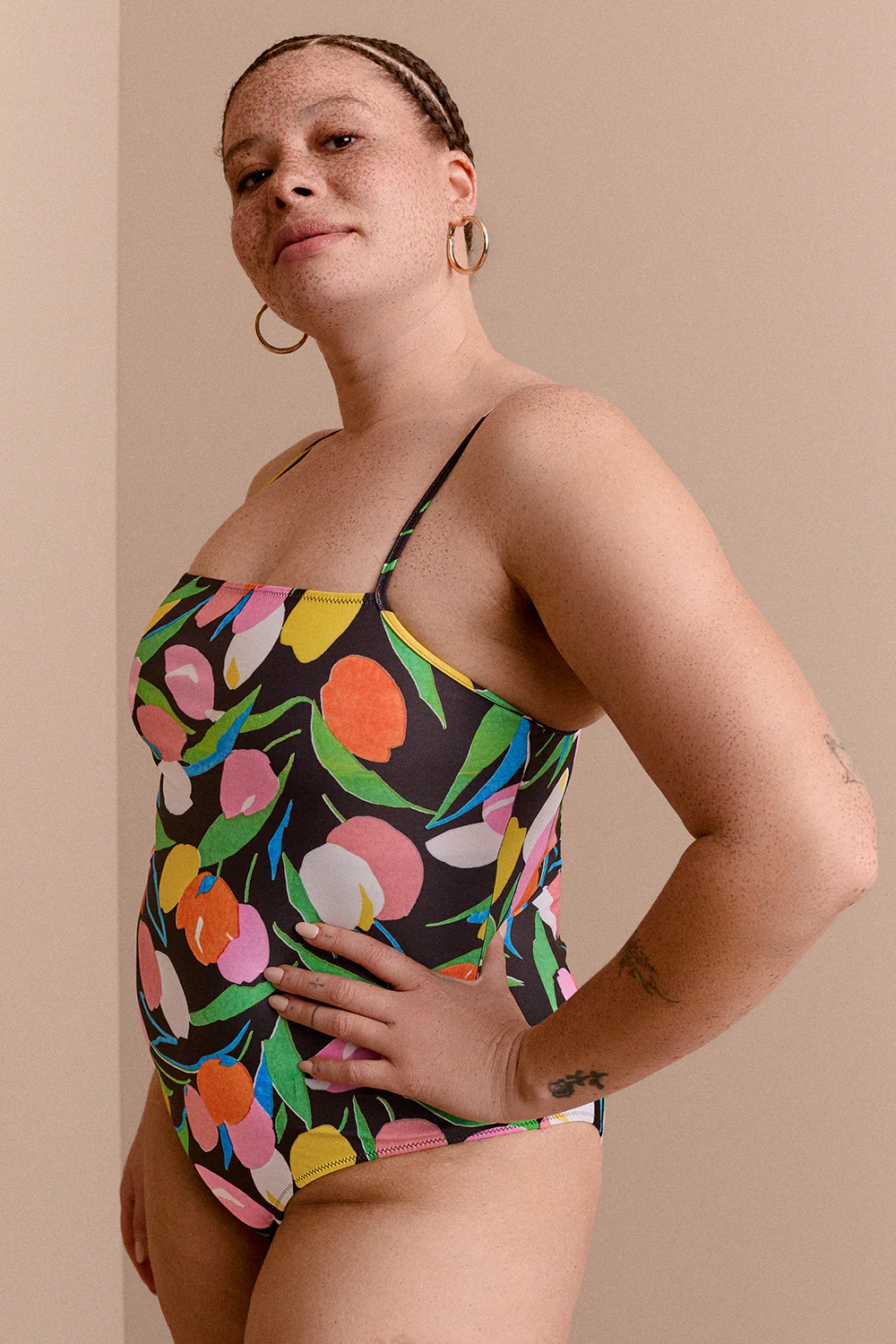 MAILLOT LINO BLACK DREAMY GARDEN - Image 6