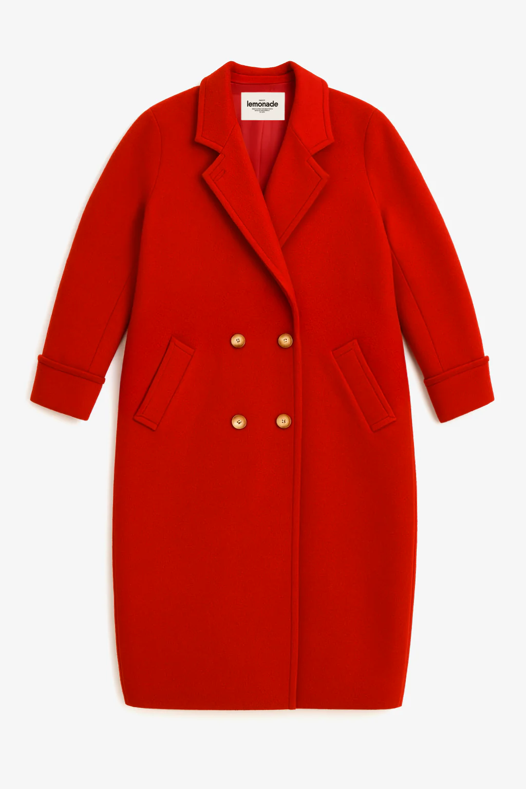 MANTEAU DARIO ROUGE - Image 2