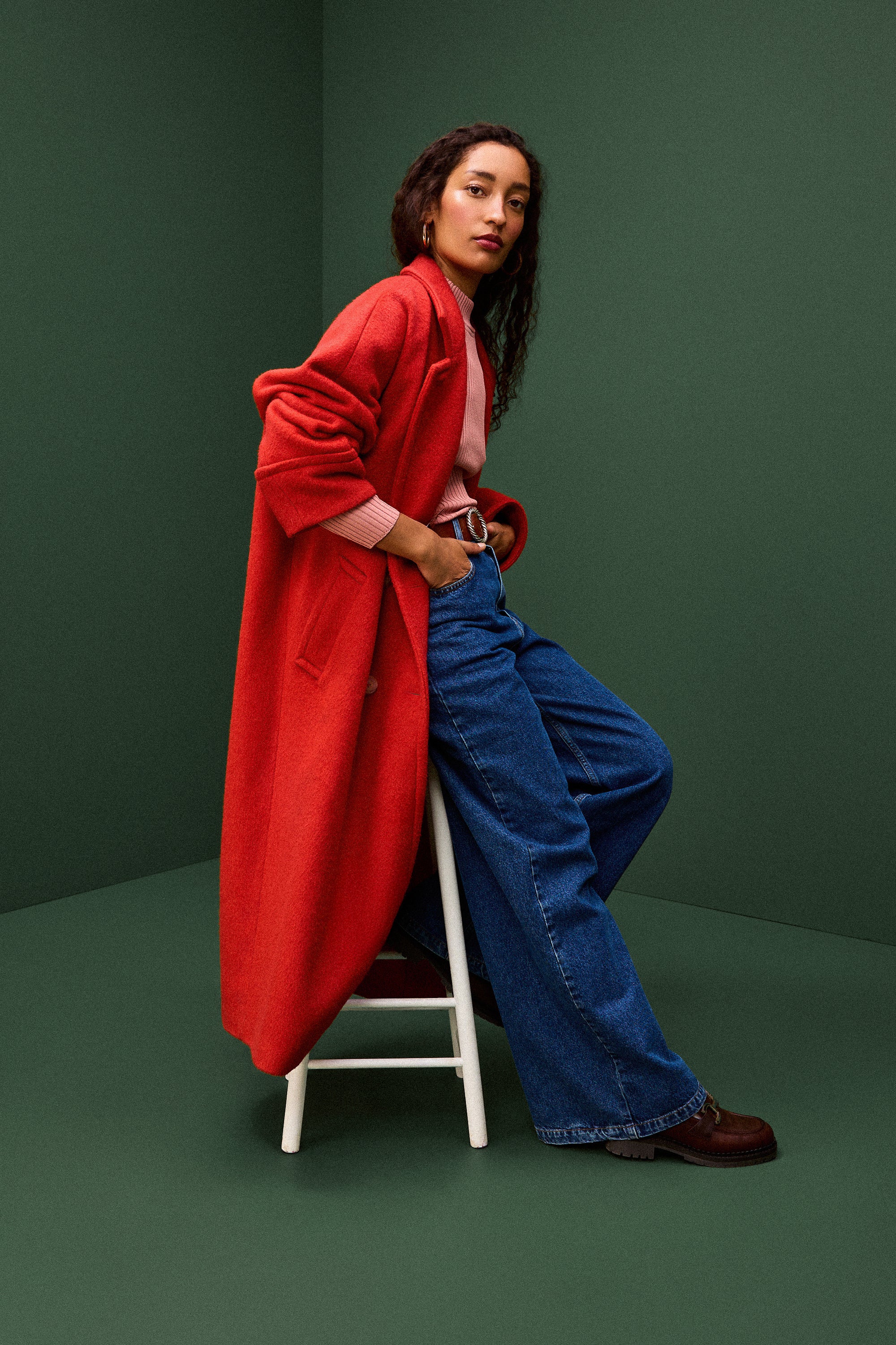 MANTEAU DARIO ROUGE - Image 4