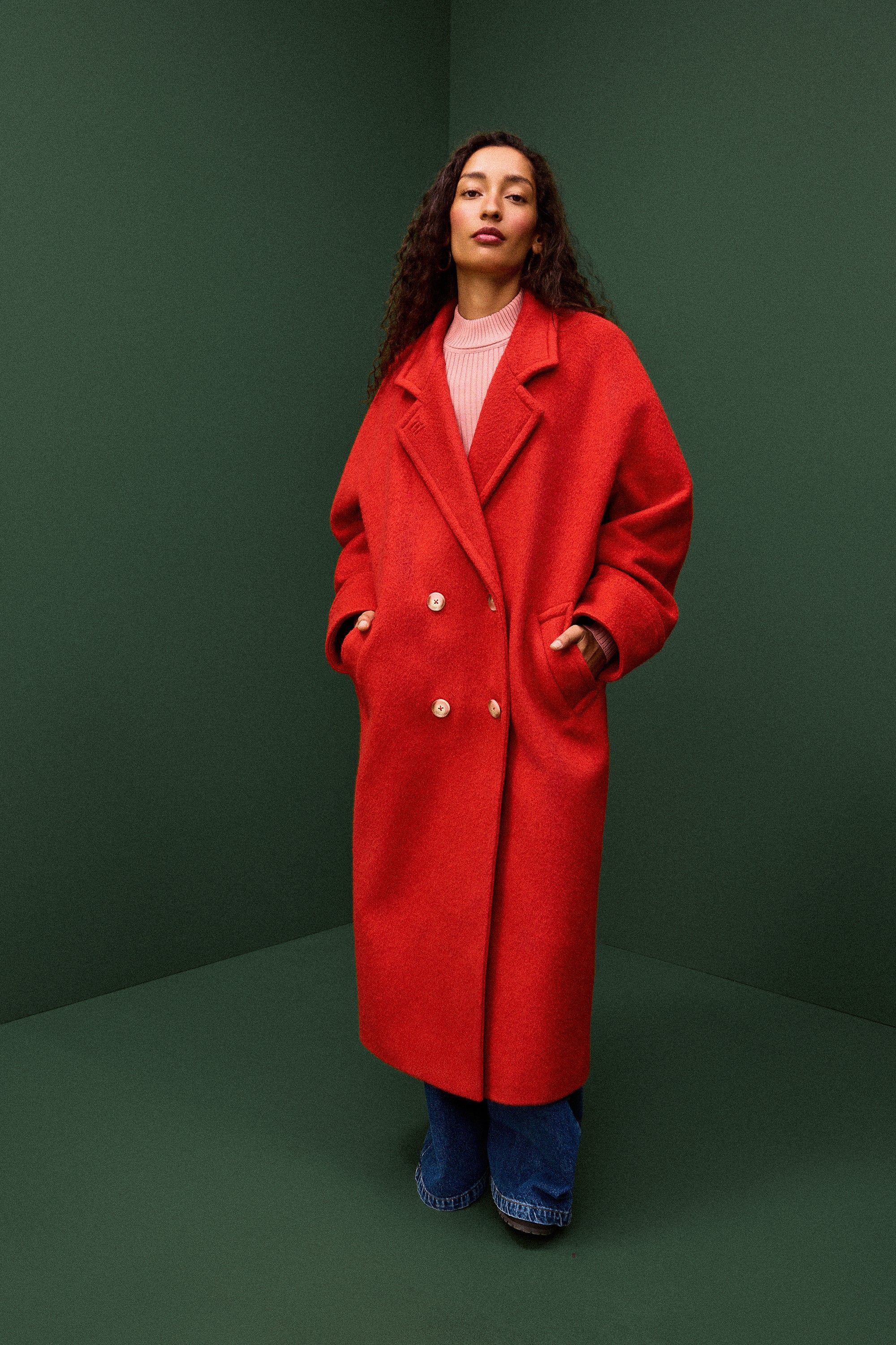 MANTEAU DARIO ROUGE - Image 5