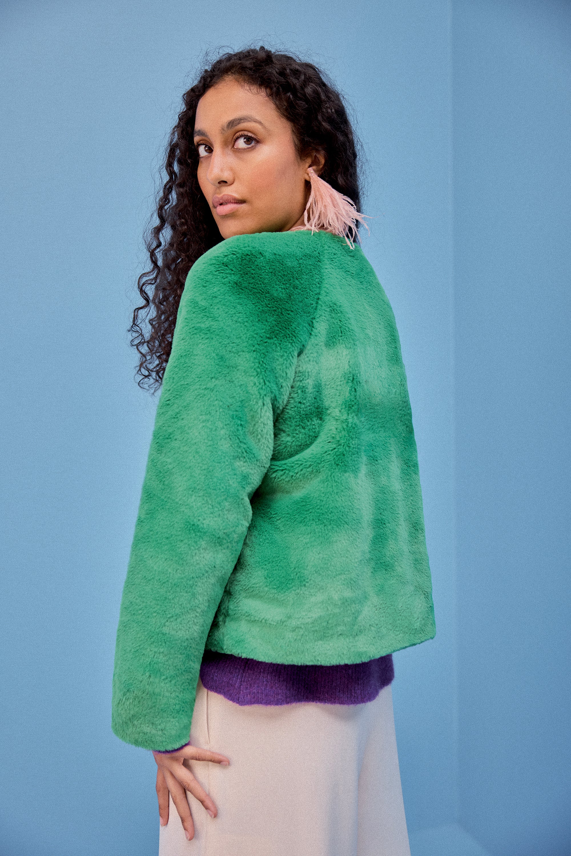 MANTEAU MARIA VERT - Image 2