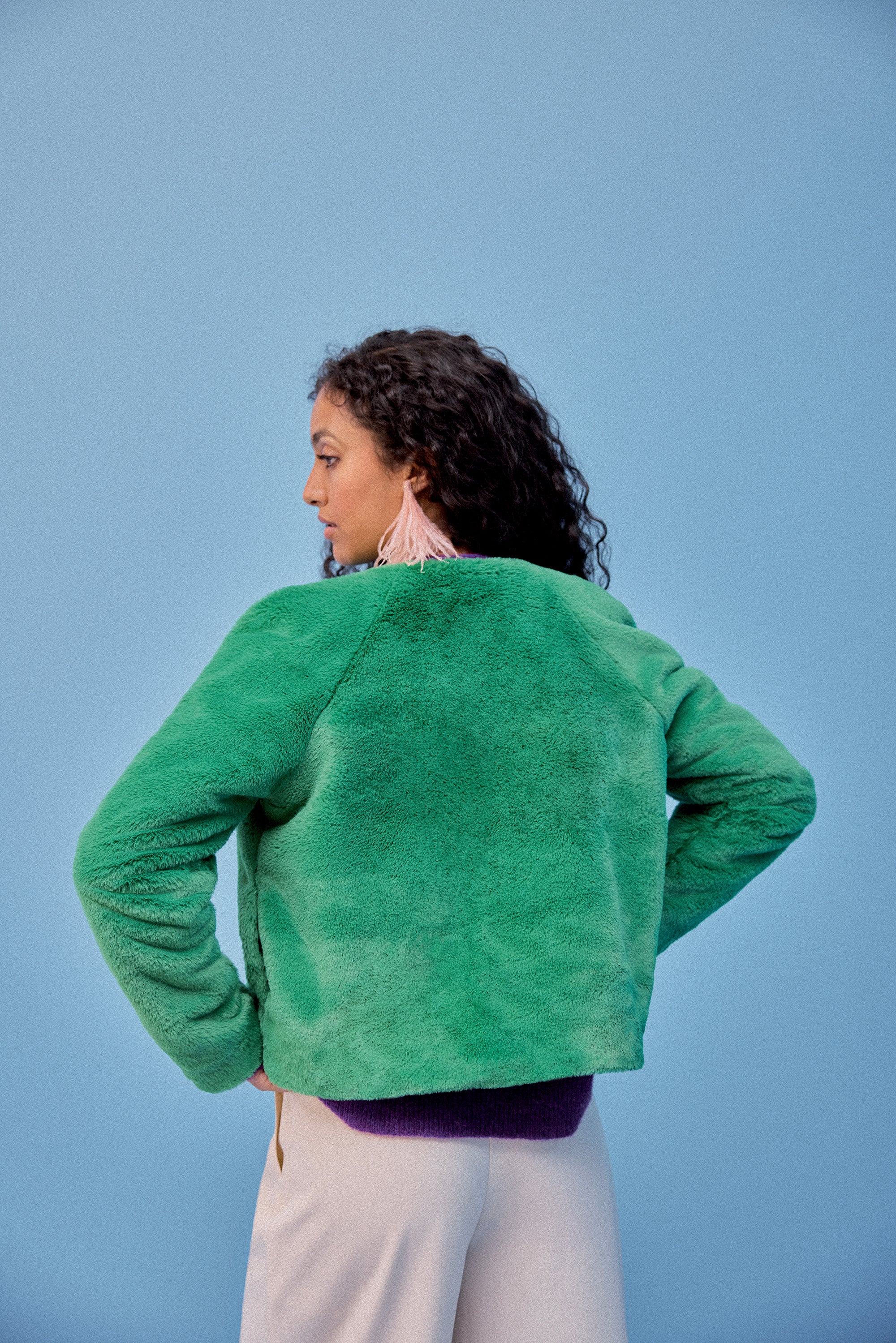 MANTEAU MARIA VERT - Image 3