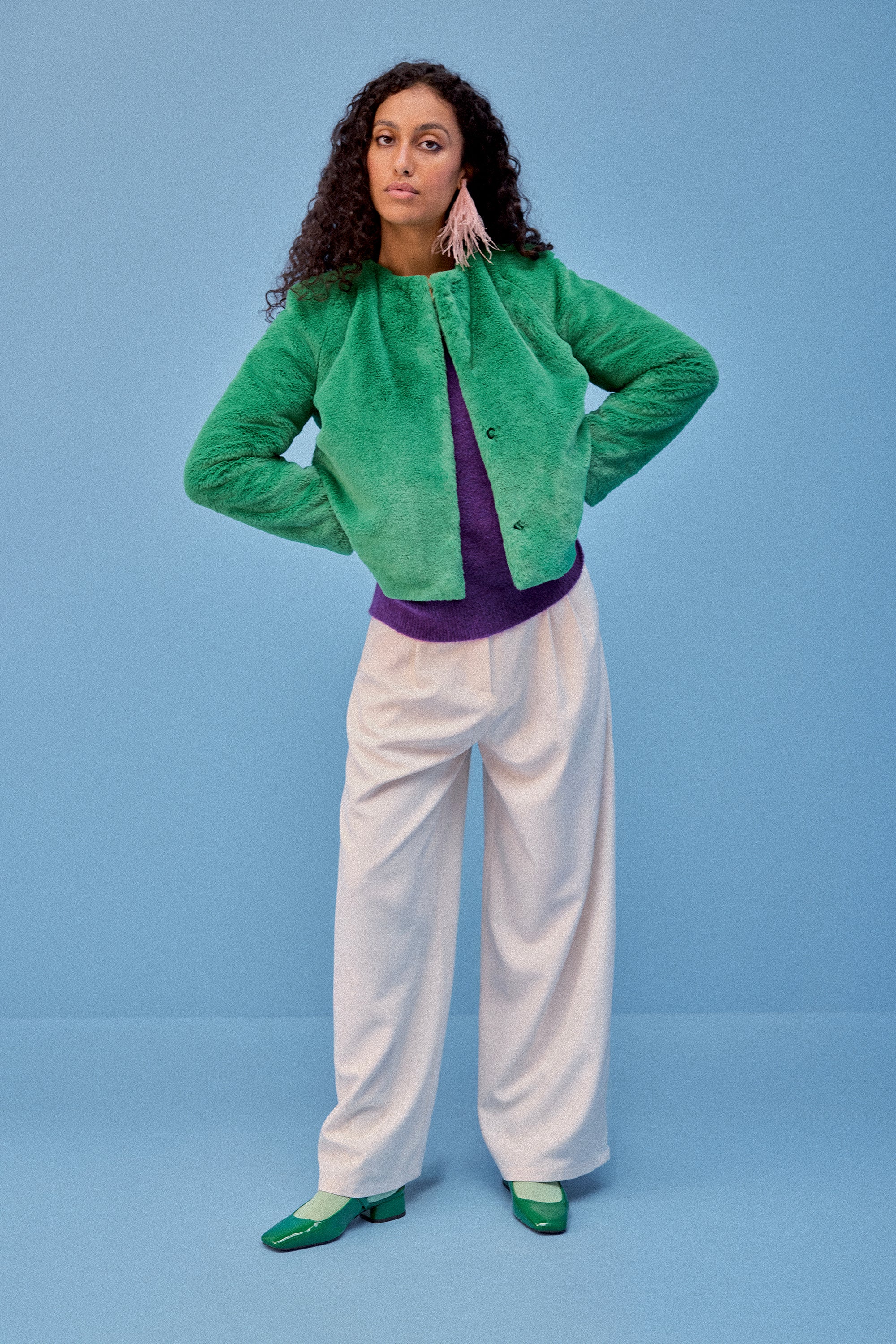 MANTEAU MARIA VERT - Image 4