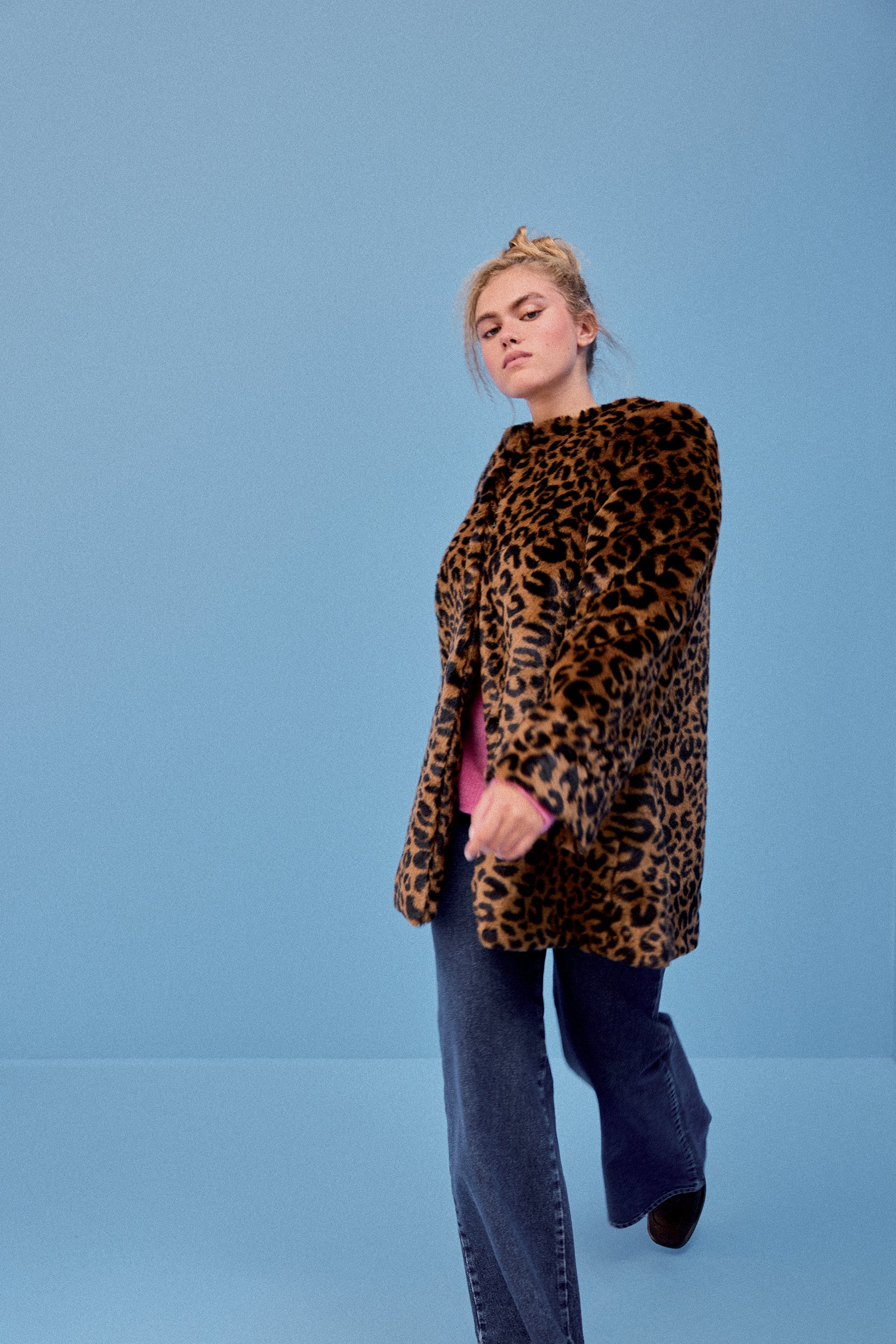 MANTEAU NICOLE NEW LEOPARD - Image 3
