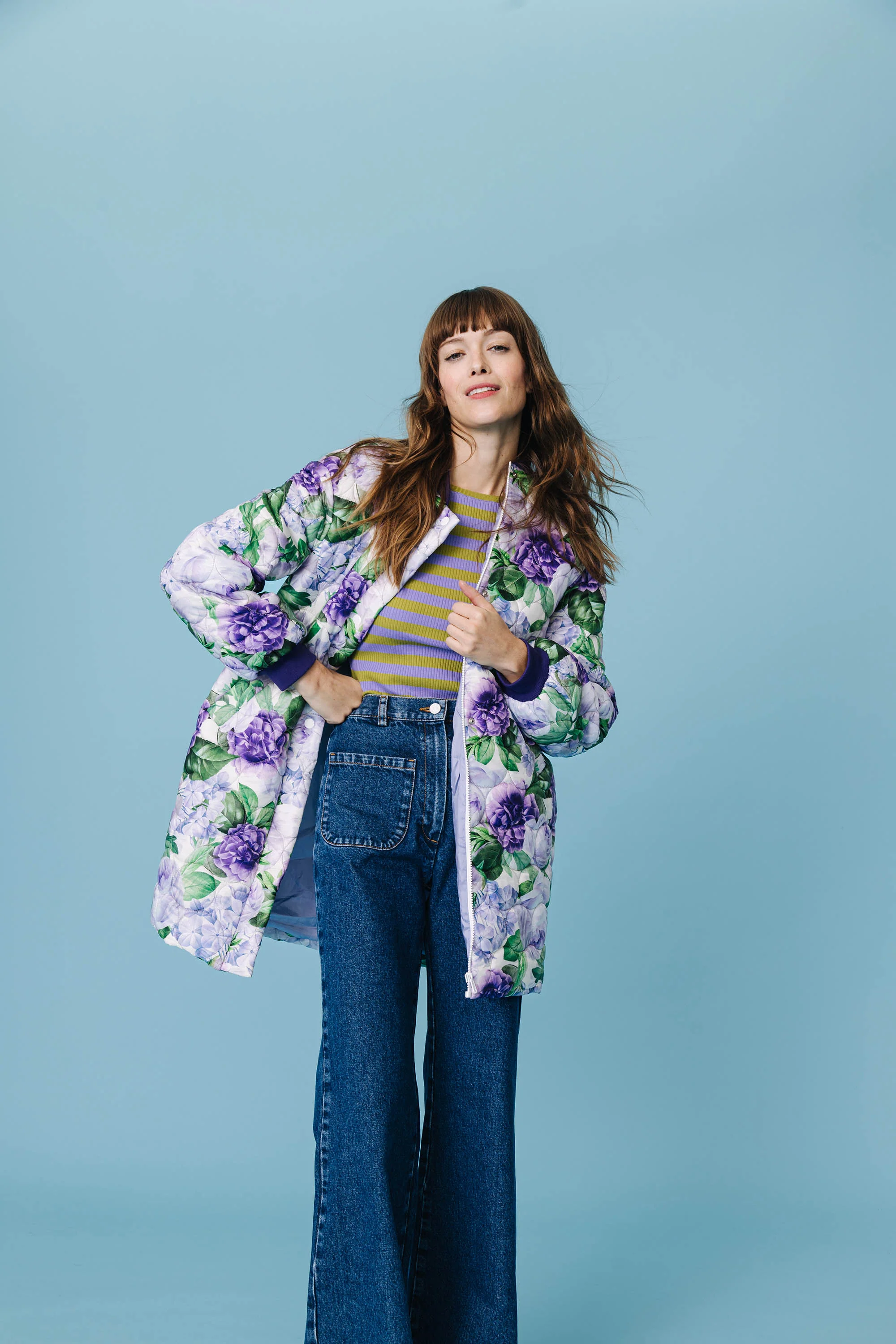 MANTEAU NINE FLEURS 90'S - Image 3