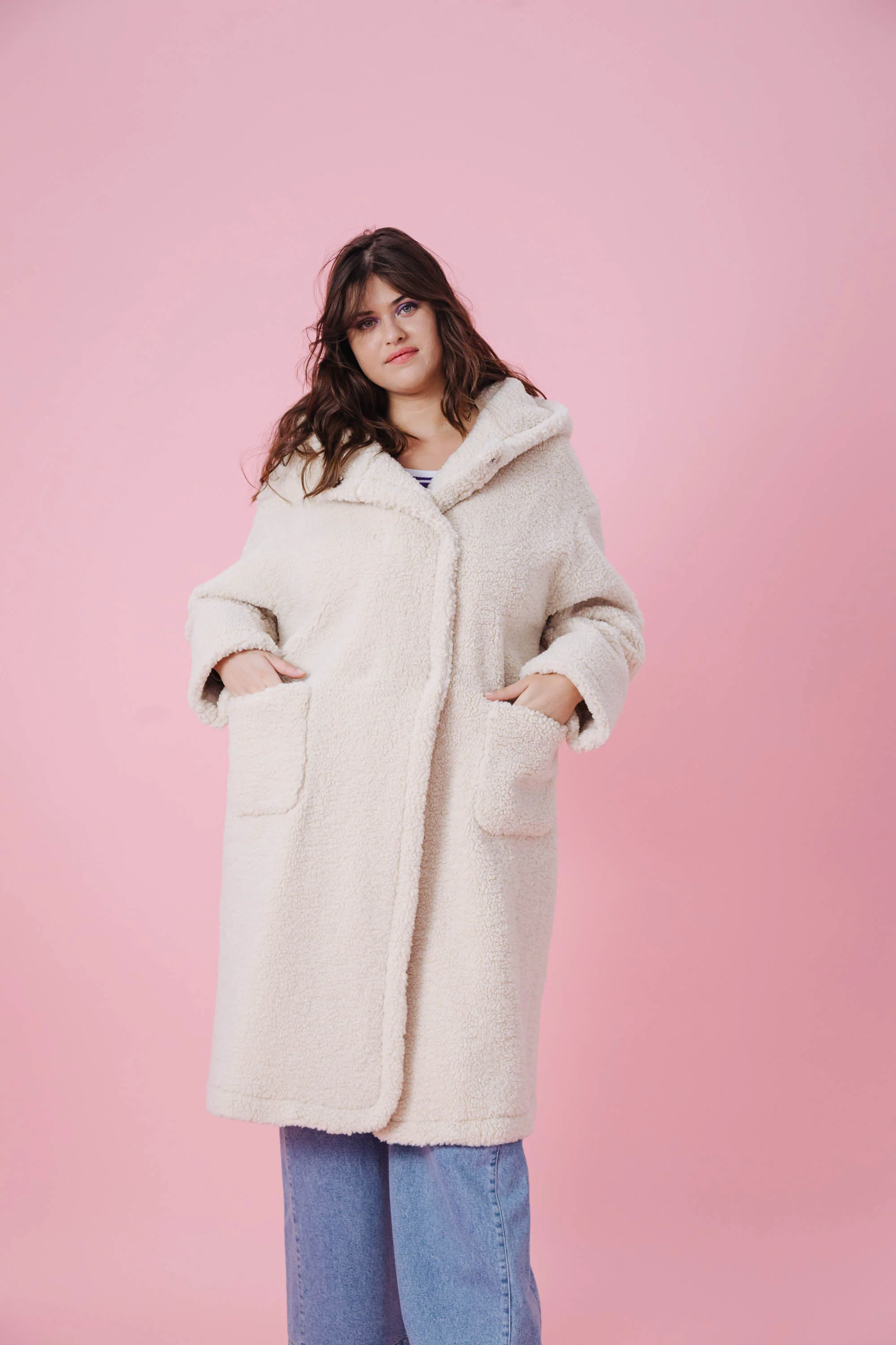 MANTEAU NINON MOUMOUTE BEIGE - Image 3